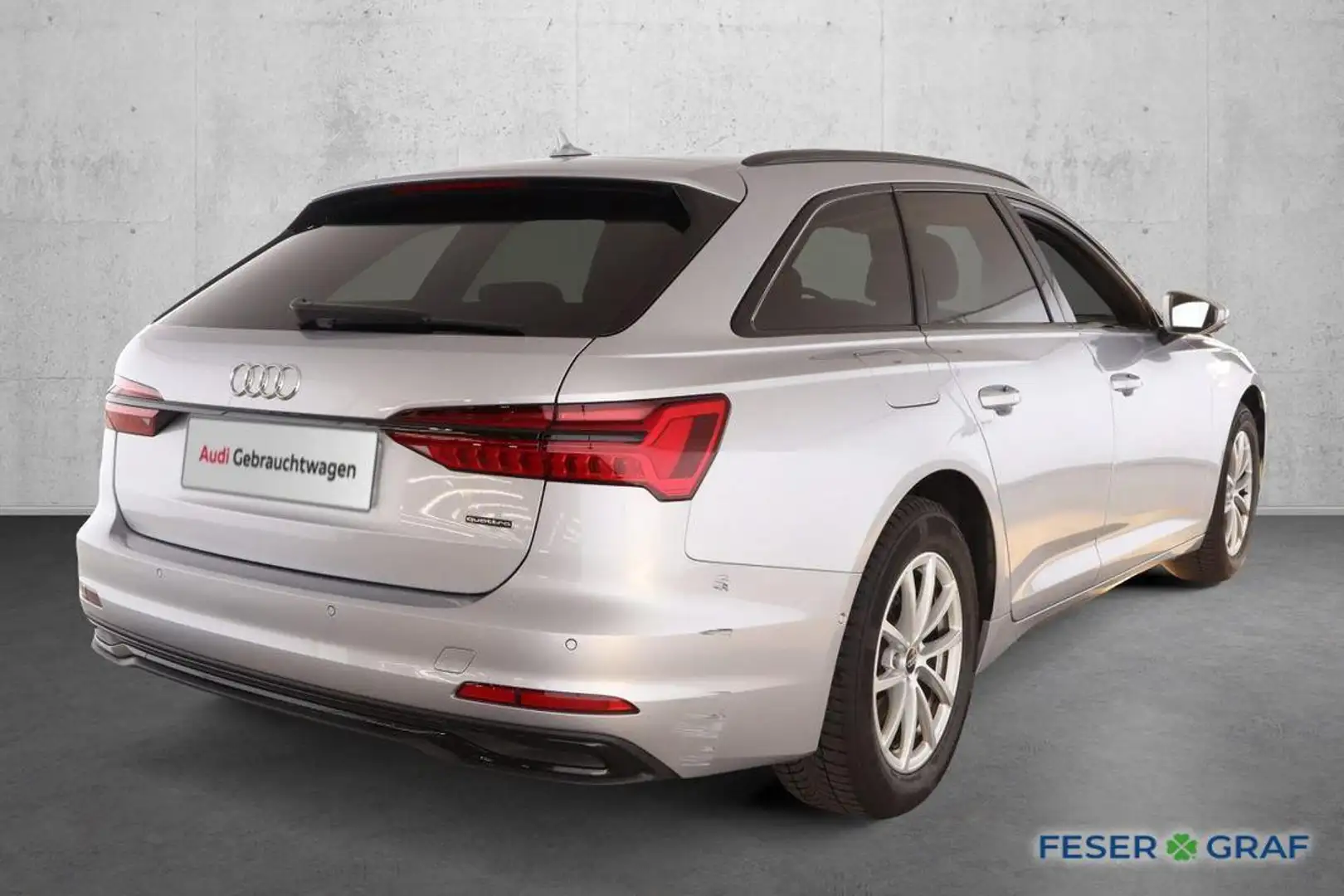 Audi A6 Avant 40 TDI quattro S tr. HuD-Matrix-ACC-360 Kame Silber - 2