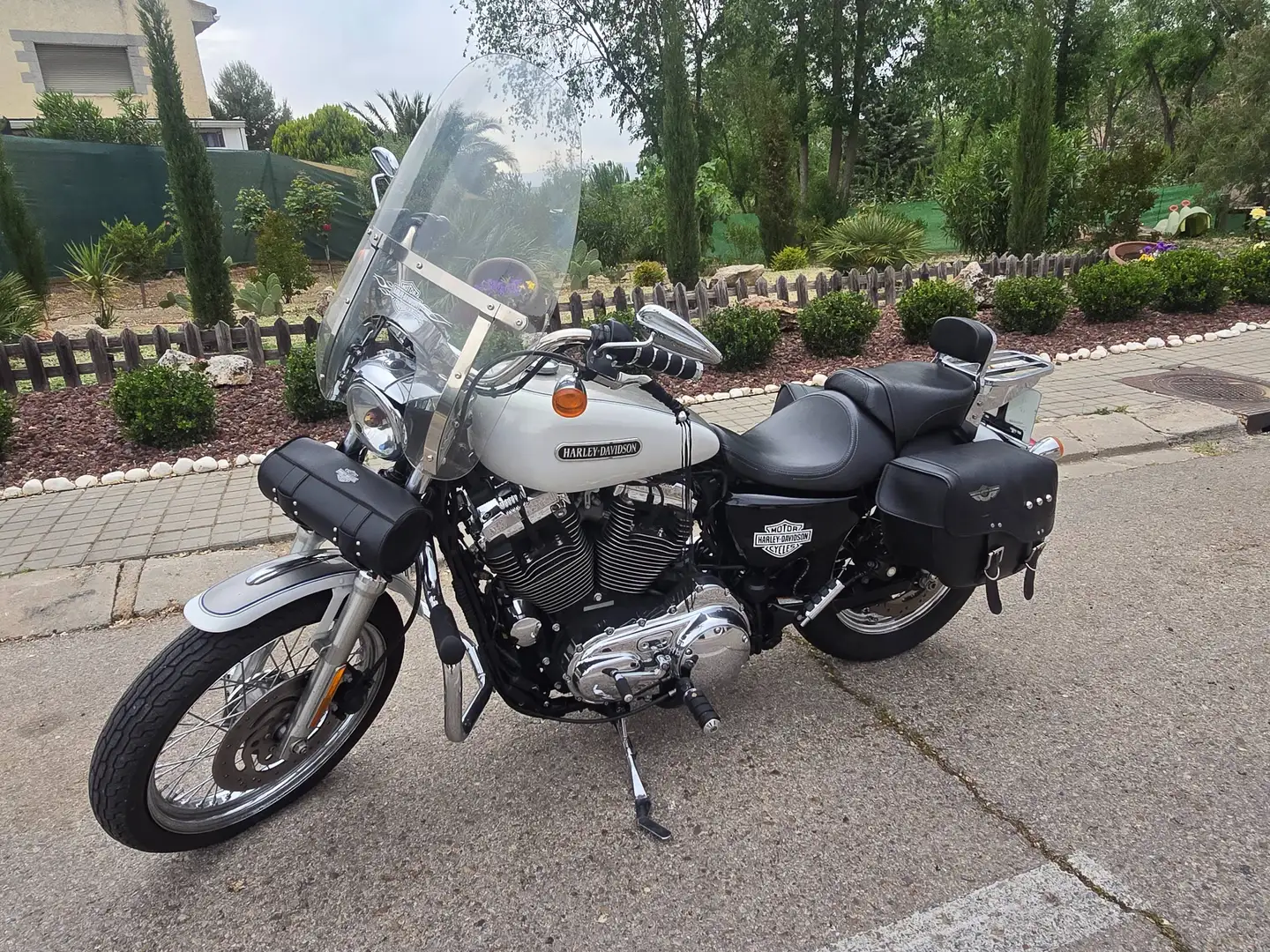 Harley-Davidson XL 1200 LOW Blanco - 2