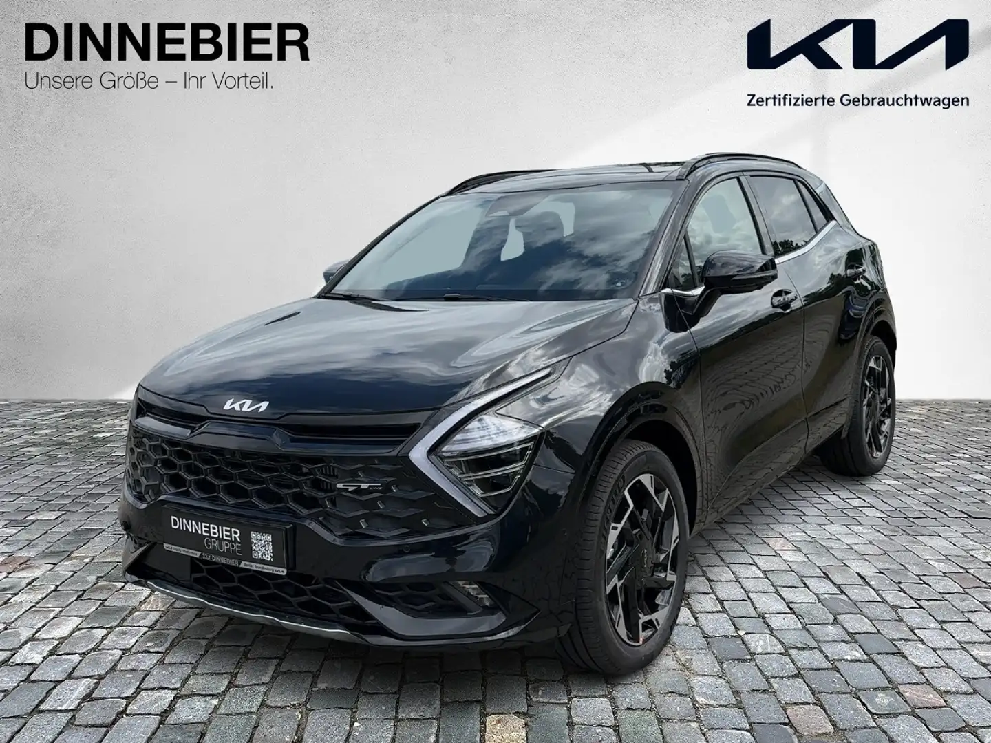 Kia Sportage GT-Line 1.6T PHEV Glasdach+360°+LED Schwarz - 2