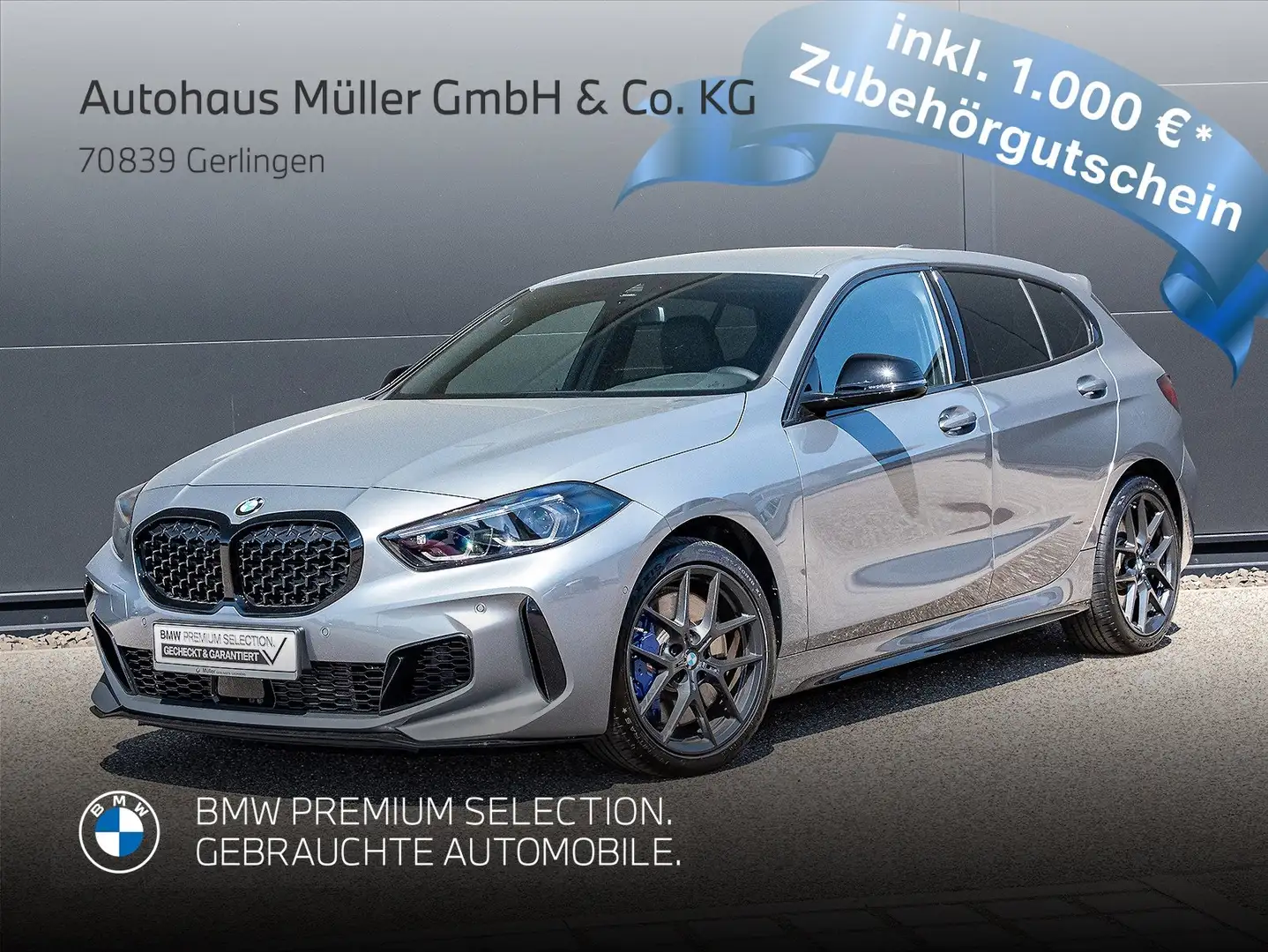 BMW 135 M135i xDrive 5-Tür. UPE 63110EUR HUD Kamera DAB Grau - 1