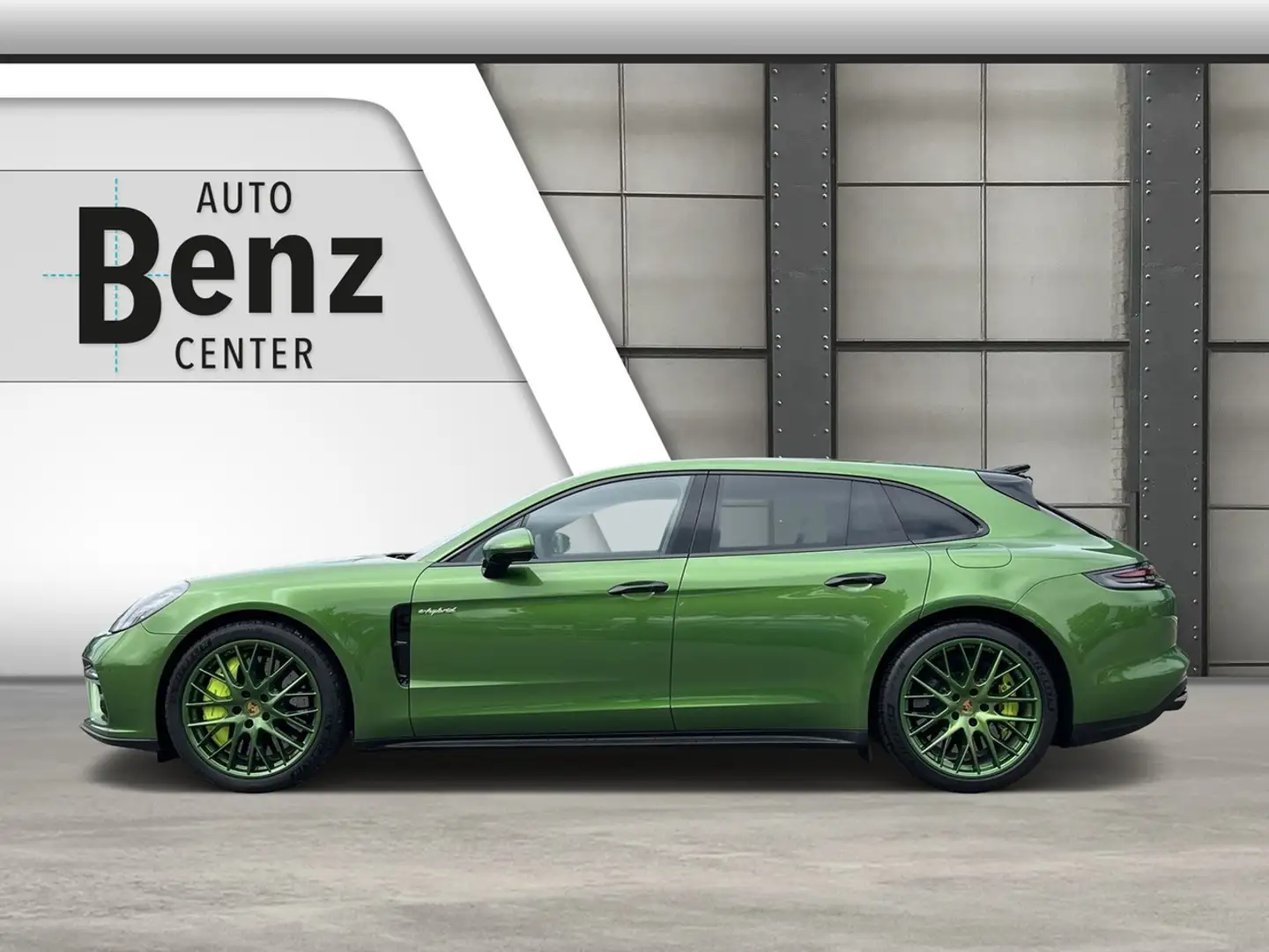 Porsche Panamera SPORT TURISMO TURBO S E-HYBRID Klima Navi Zelená - 2
