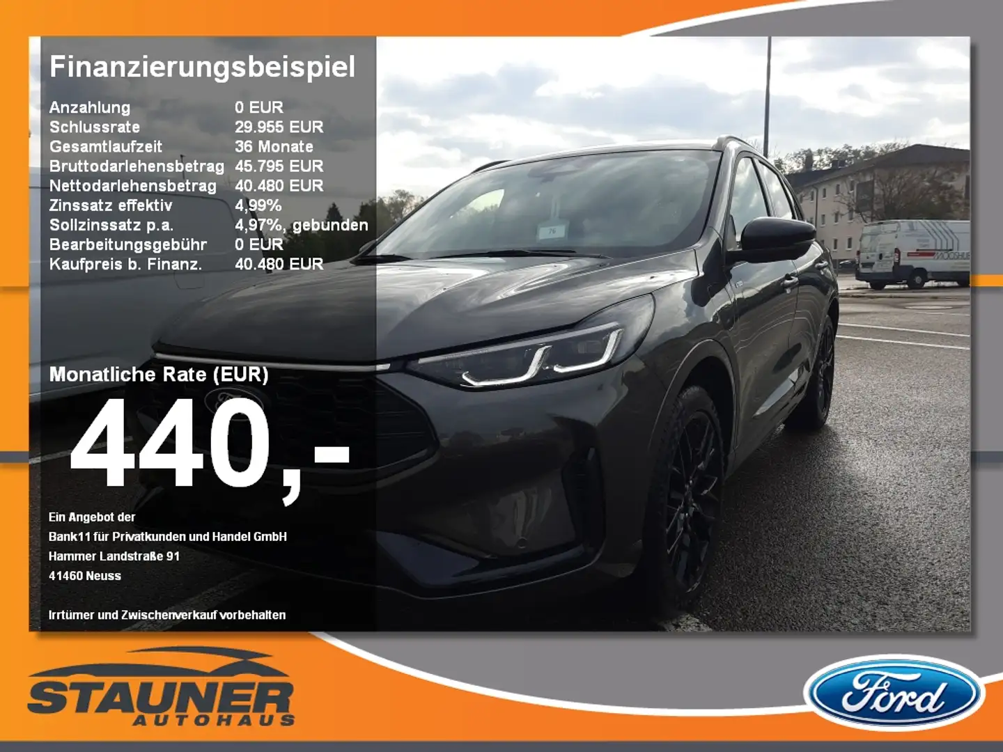 Ford Kuga 2.5 PHEV ST-Line X SHZ Anhängerkupplung Gris - 1