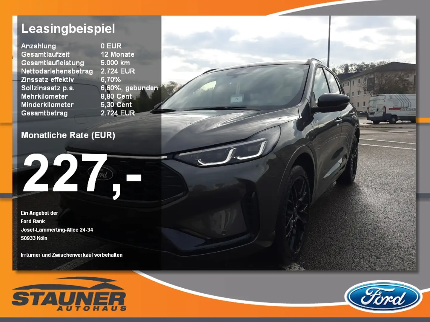 Ford Kuga 2.5 PHEV ST-Line X SHZ Anhängerkupplung Grau - 1