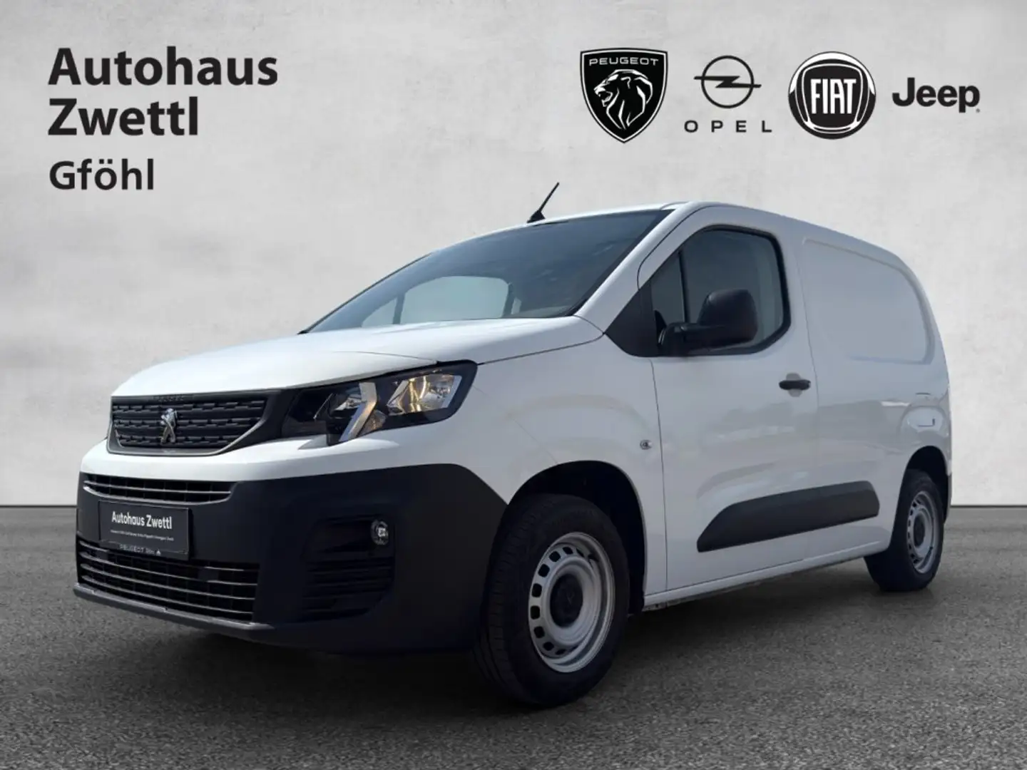 Peugeot Partner Standard BlueHDi 75 Euro 6b Premium Biały - 1