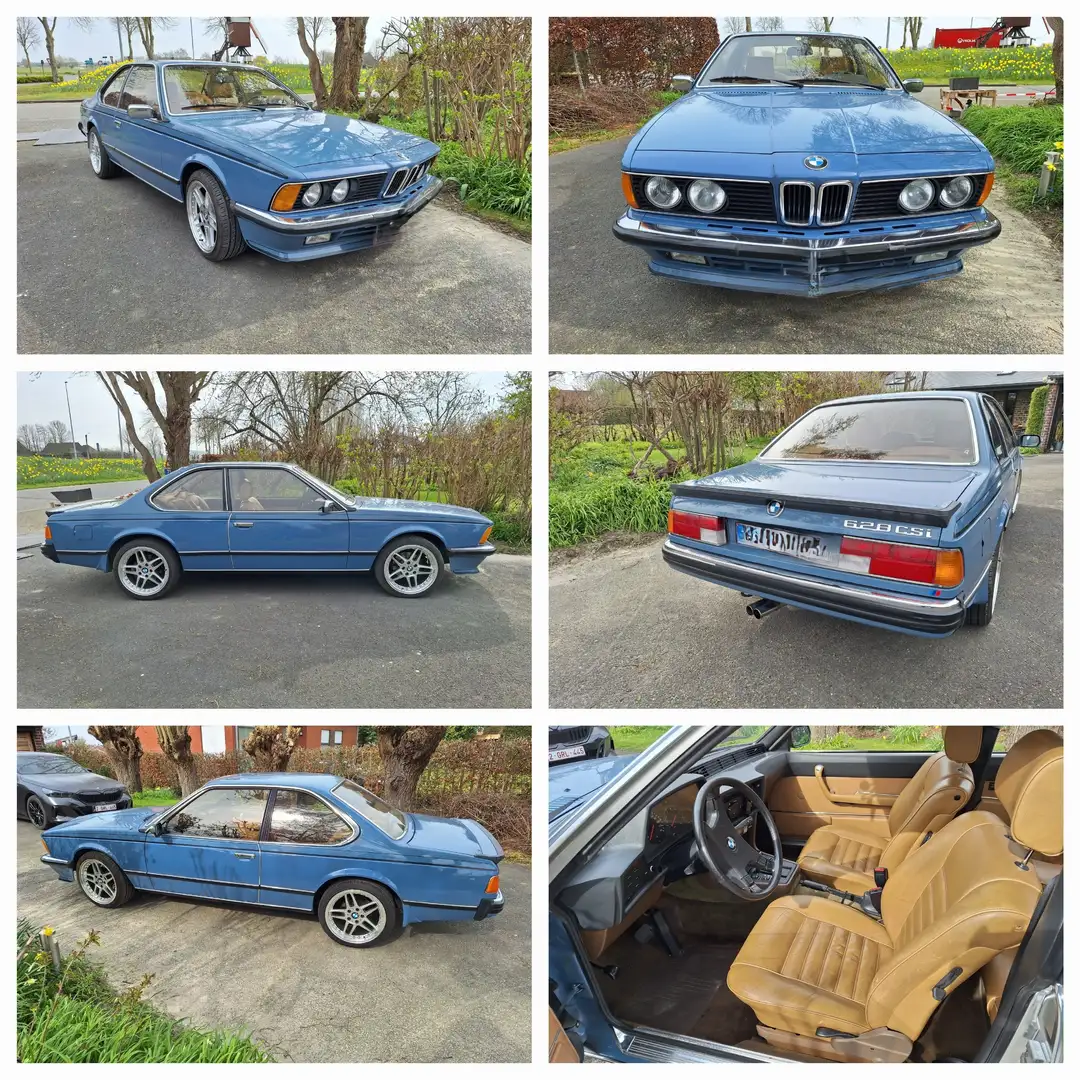 BMW 628 csi Blau - 1