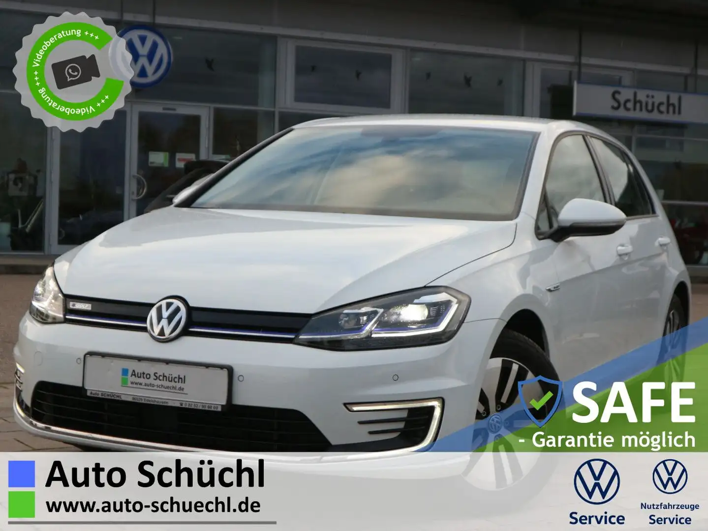Volkswagen Golf e-Golf Comfortline NAVI+LED+CCS+APP-CONNECT Weiß - 1