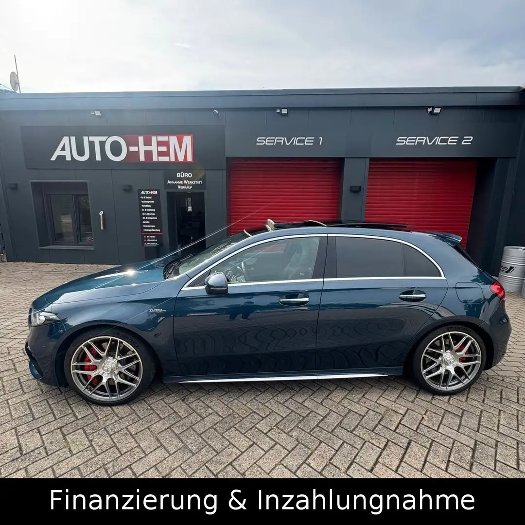 Mercedes-Benz A 45 AMG A 45 S AMG 4M Pano High-End 360° Performance Bleu - 2