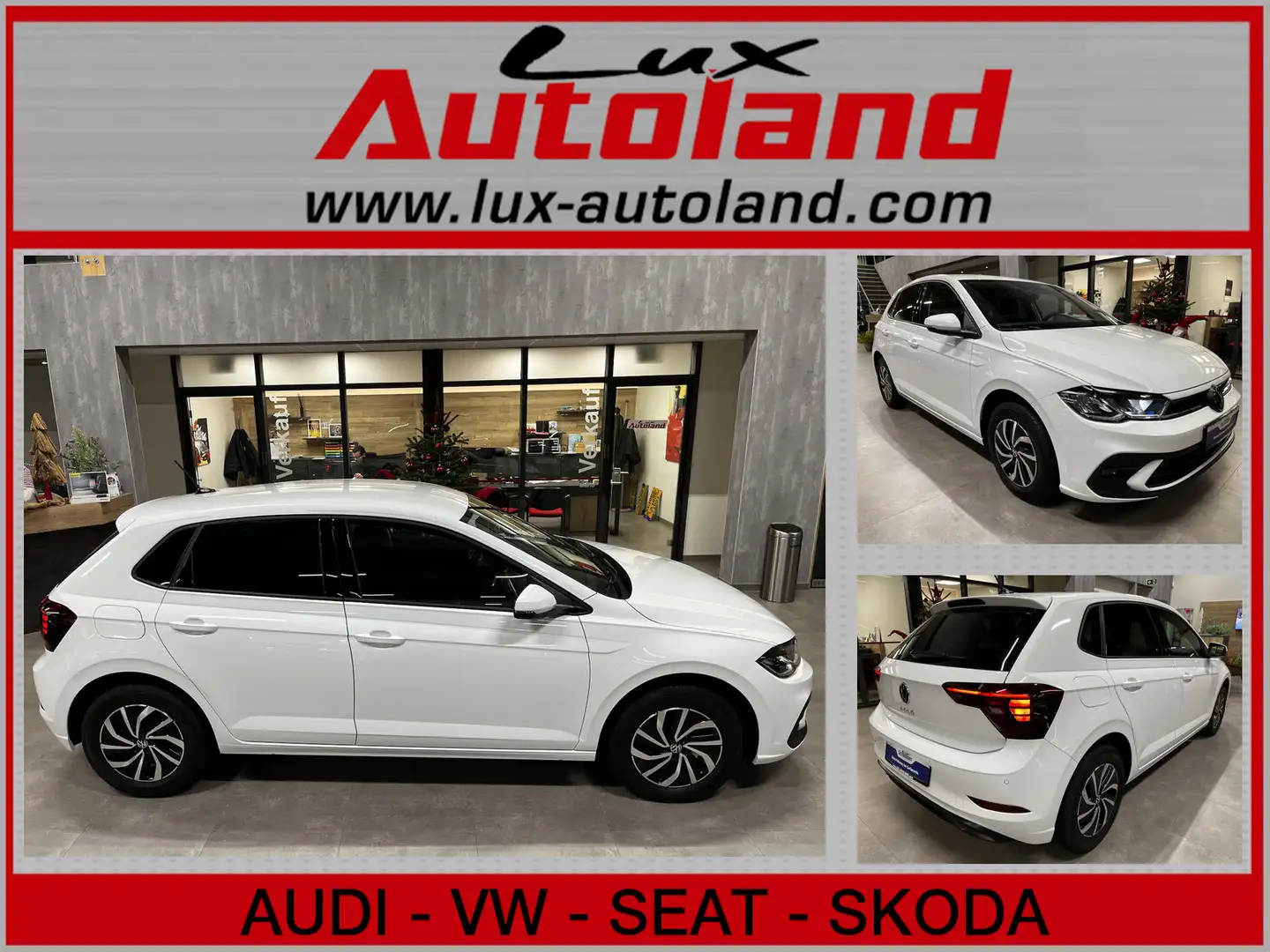 Volkswagen Polo Life DSG App Kamera Shzg Alu App Blanc - 1