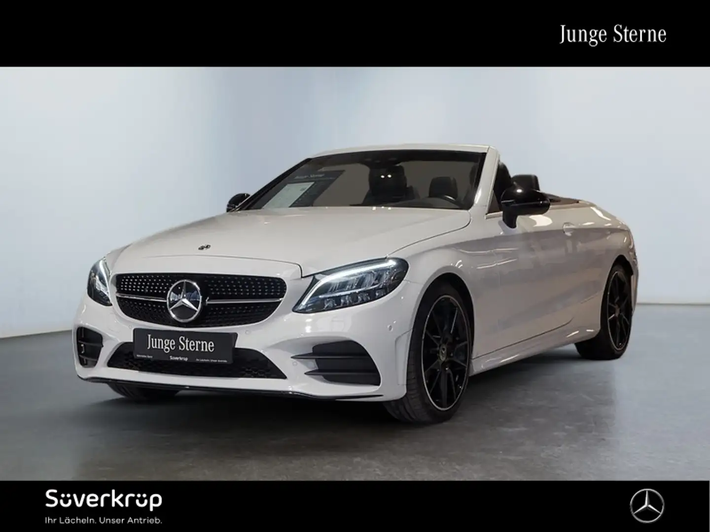 Mercedes-Benz C 200 Cabrio AMG BURM NIGHT COMAND KAMERA SPUR Weiß - 1