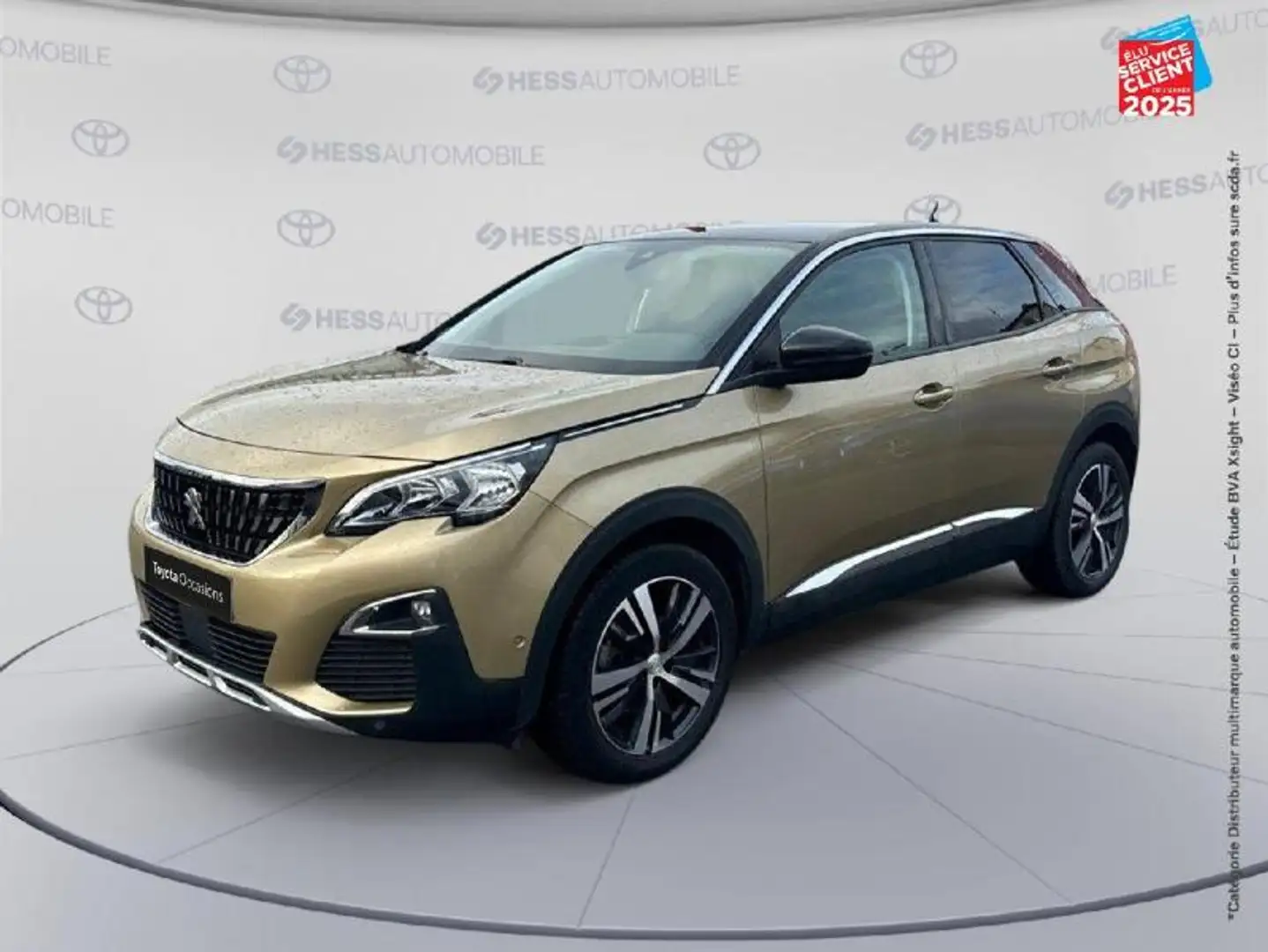Peugeot 3008 1.2 PureTech 130ch Allure S\u0026S Beige - 1