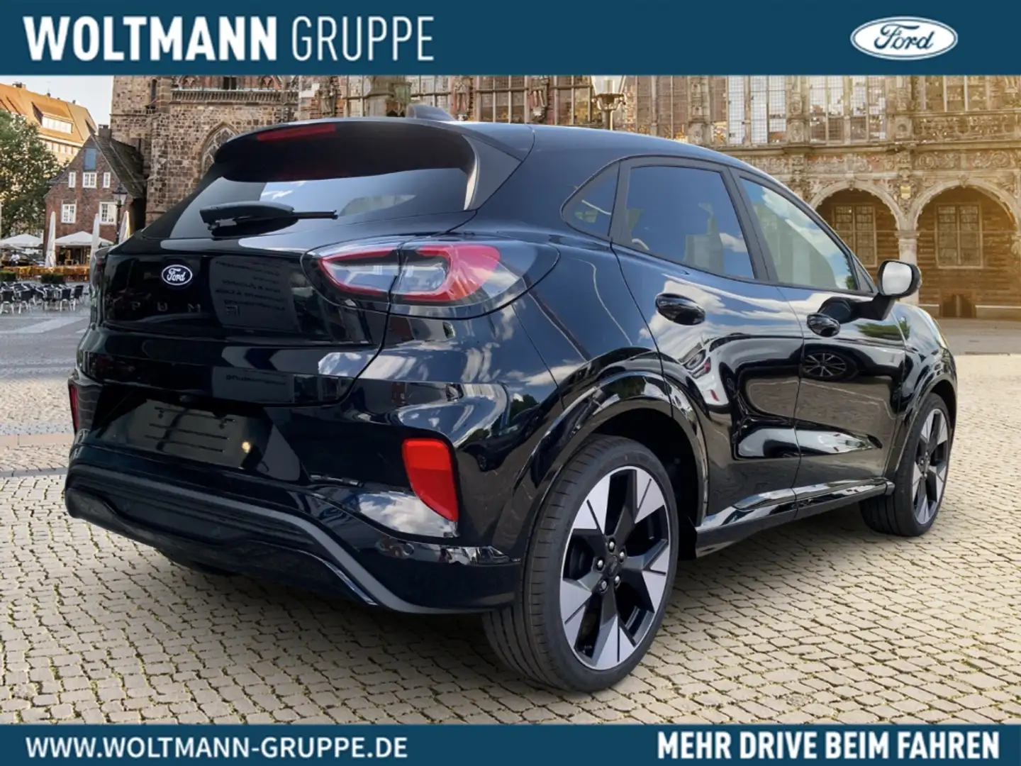 Ford Puma ST-Line 1.0 EcoBoost Mild Hybrid EU6e , Klimaaut., Noir - 2