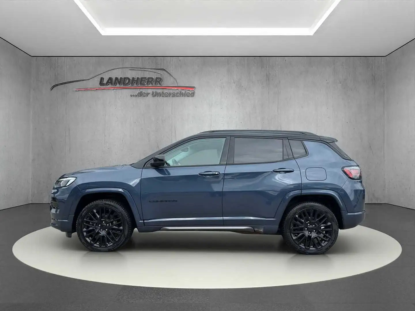 Jeep Compass 1.3 PHEV S  //Leder/Navi/Winterpaket/Kamera Blauw - 2