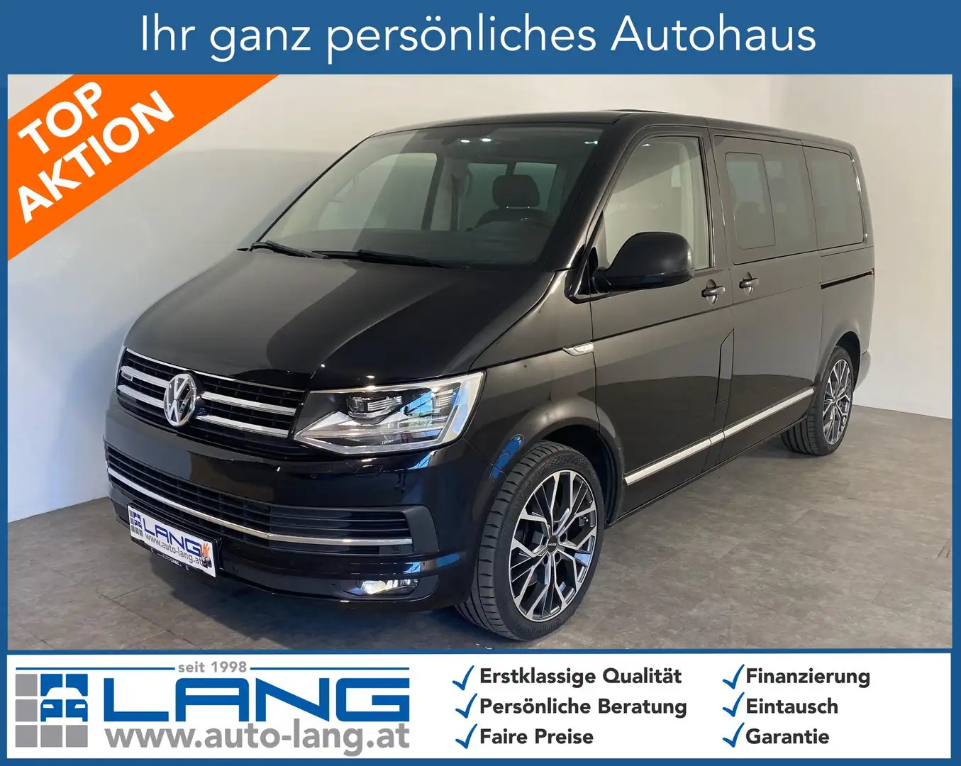 Volkswagen T6 Multivan 2.0 TDI 4Motion Highline Technik alles neu 150 ... Schwarz - 1