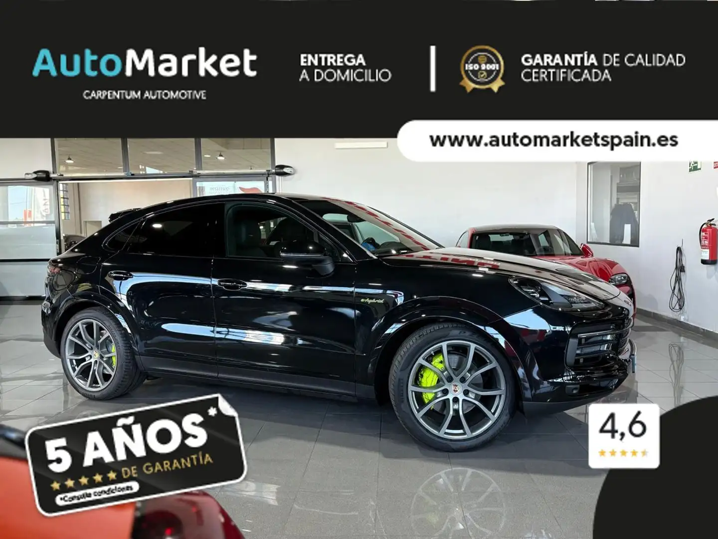 Porsche Cayenne Coupé E-Hybrid Platinum Edition Negro - 2