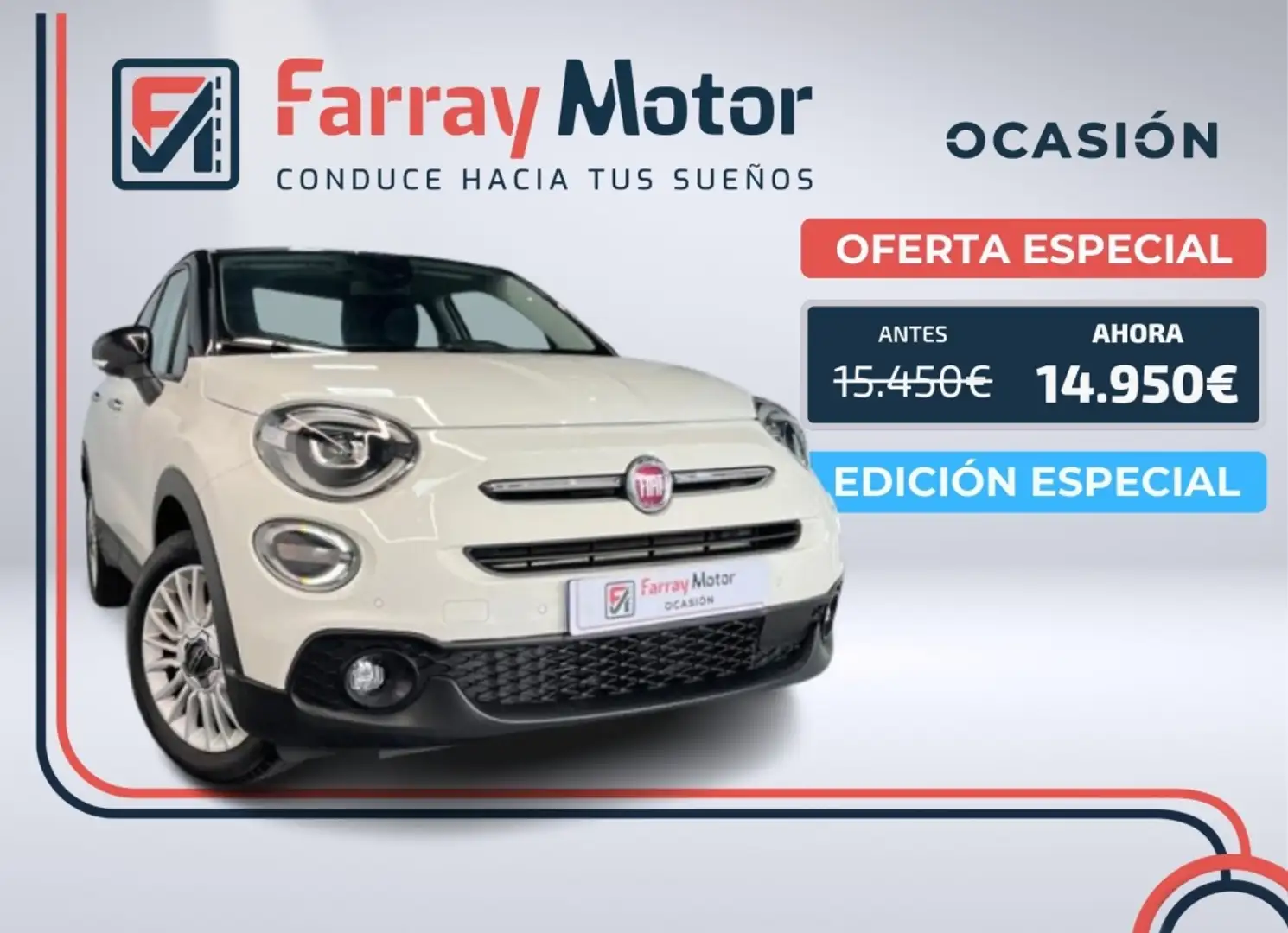 Fiat 500X 1.0 Firefly S&S Hey Google Blanco - 1