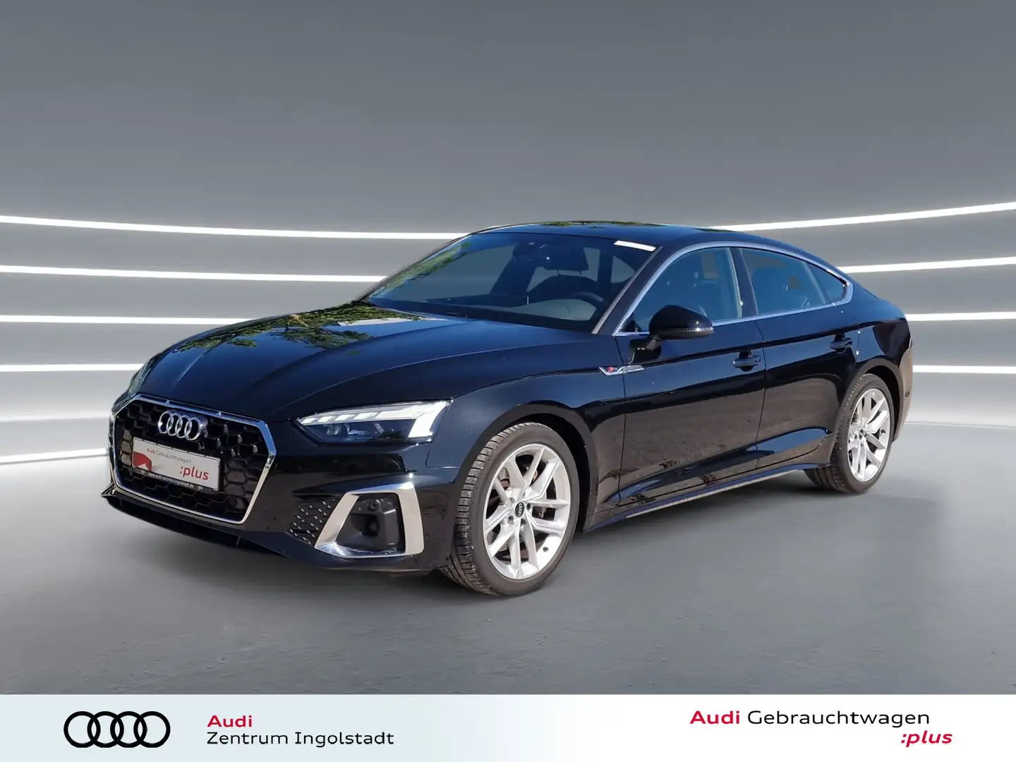 Audi A5 Sportback 45 TFSI qu 2x S line MATRIX AHK ACC Schwarz - 1
