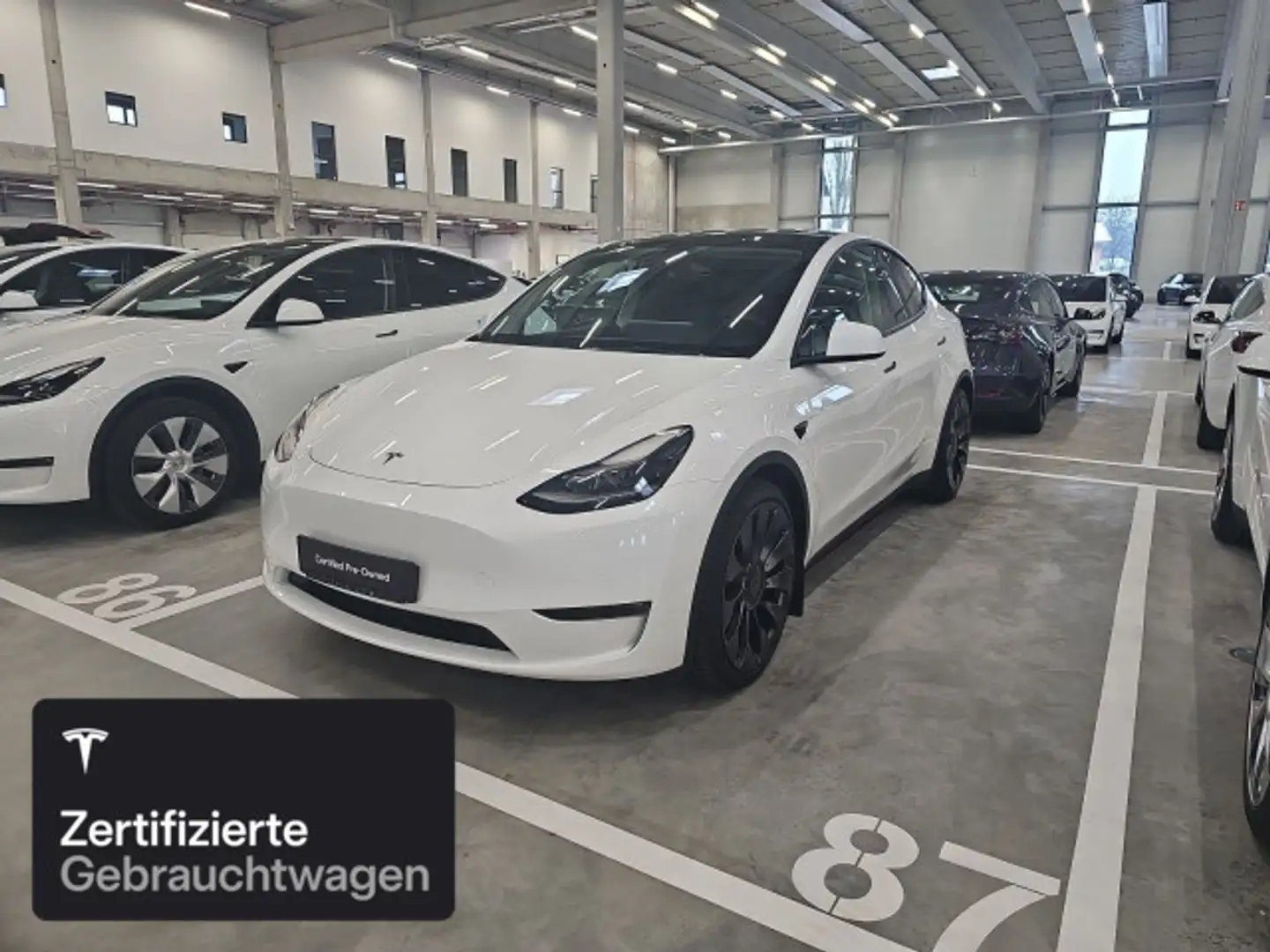 Tesla Model Y Performance Blanc - 1