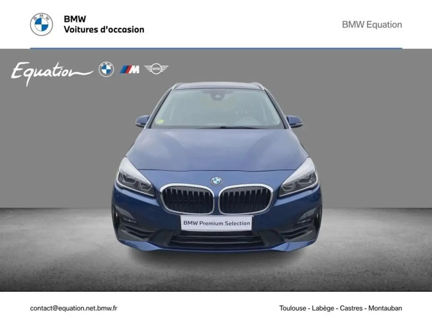 BMW 216 216dA 116ch Business Design DKG7 Bleu - 2