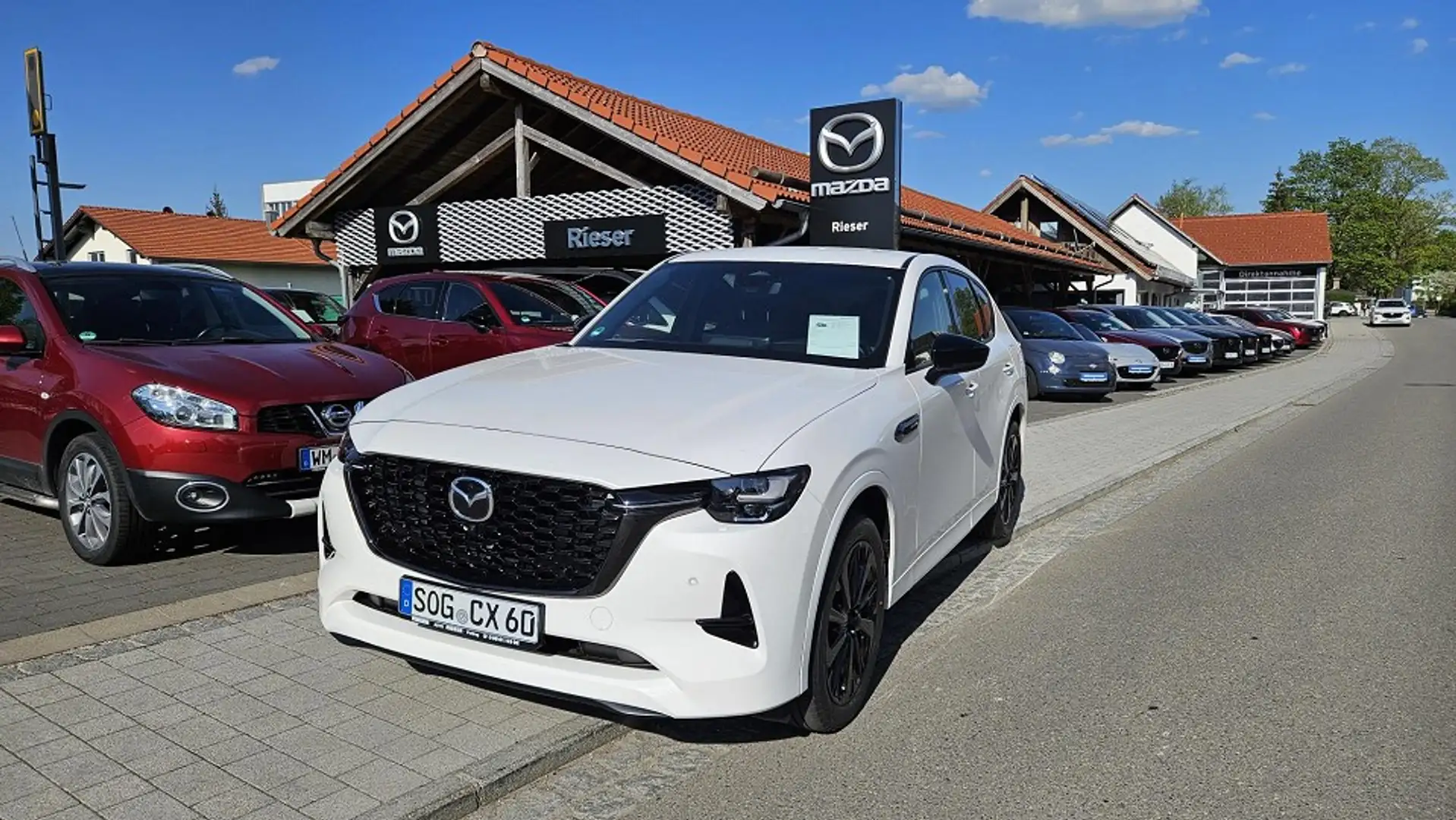 Mazda CX-60 als Homura 2025 Reihen 6-Zylinder Weiß - 2