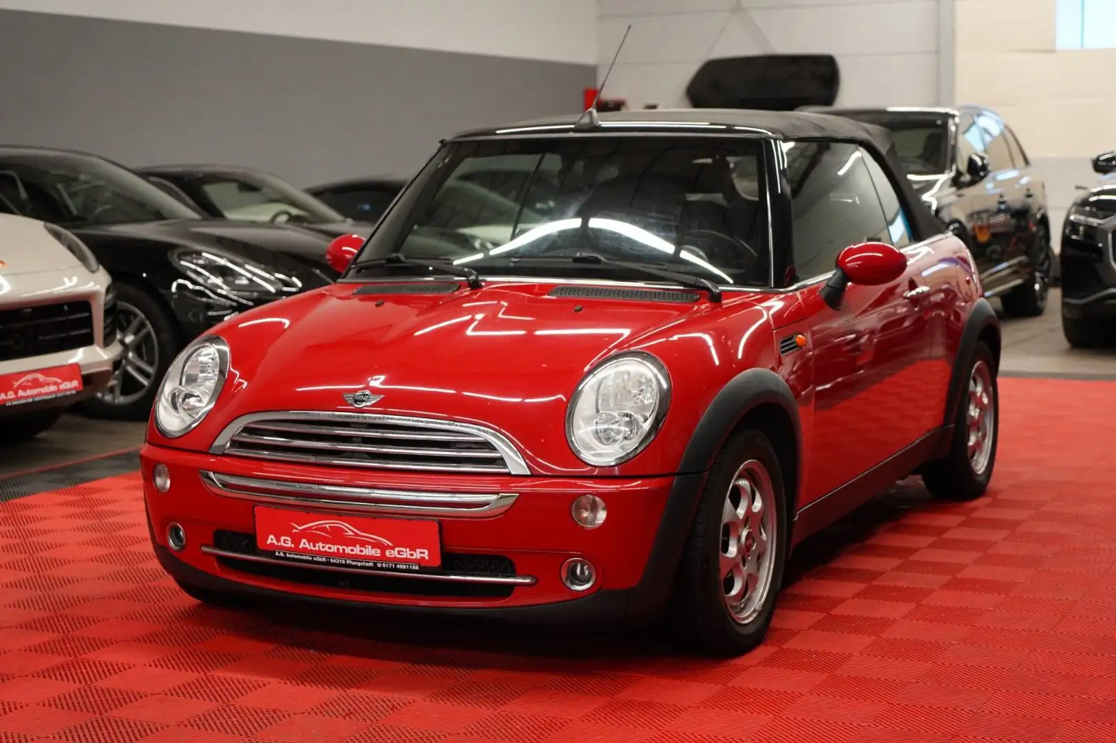 MINI Cooper Cabrio Cooper 1.6 Cabrio 2.Hand*Klima*Einparkhilfe* Rot - 1