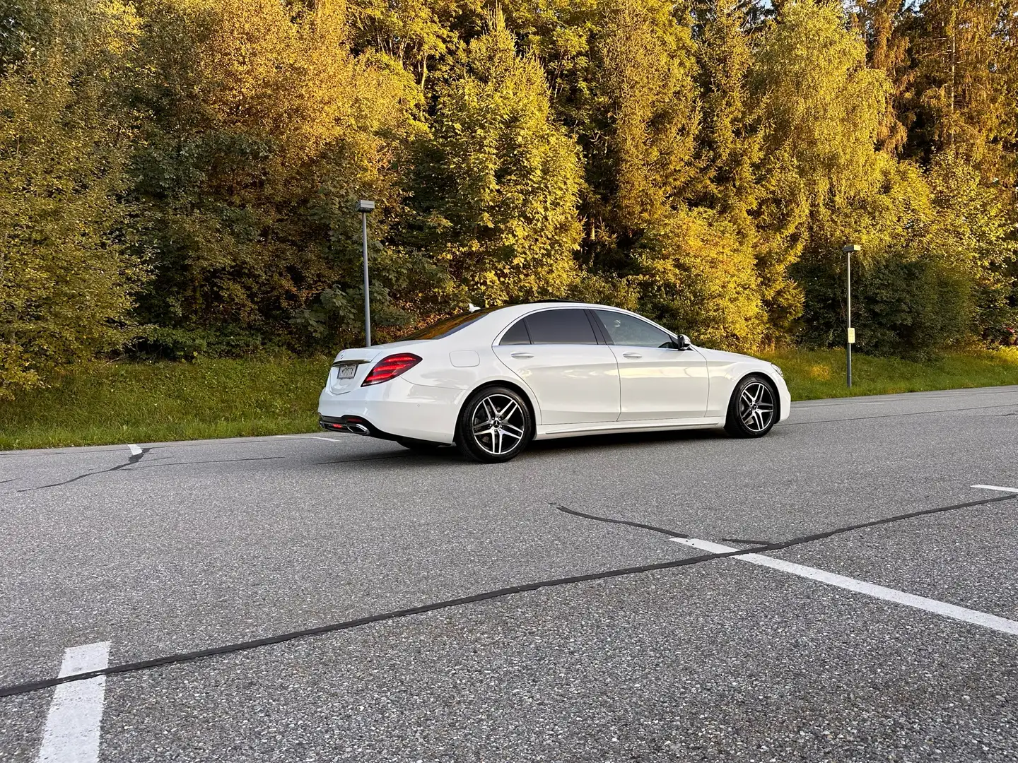 Mercedes-Benz S 350 d lang Aut./Amg paket voll ausstatung! Weiß - 2