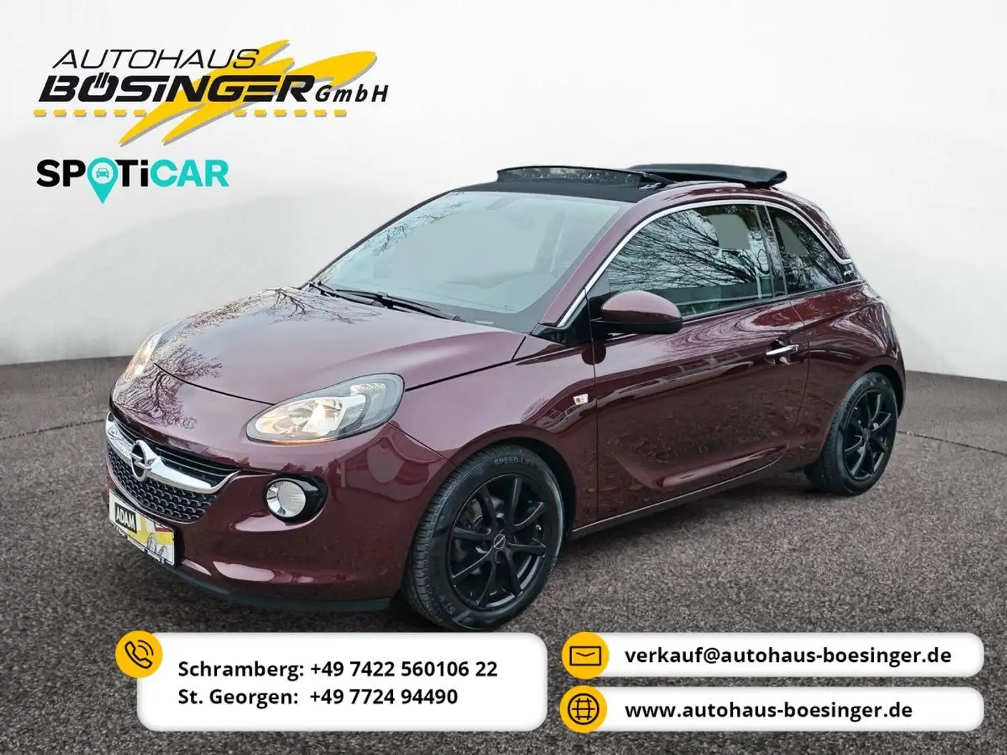 Opel Adam Open Air 120Jahre 1.4 PDC/DAB/SHZ-LHZ/AHK Rot - 1
