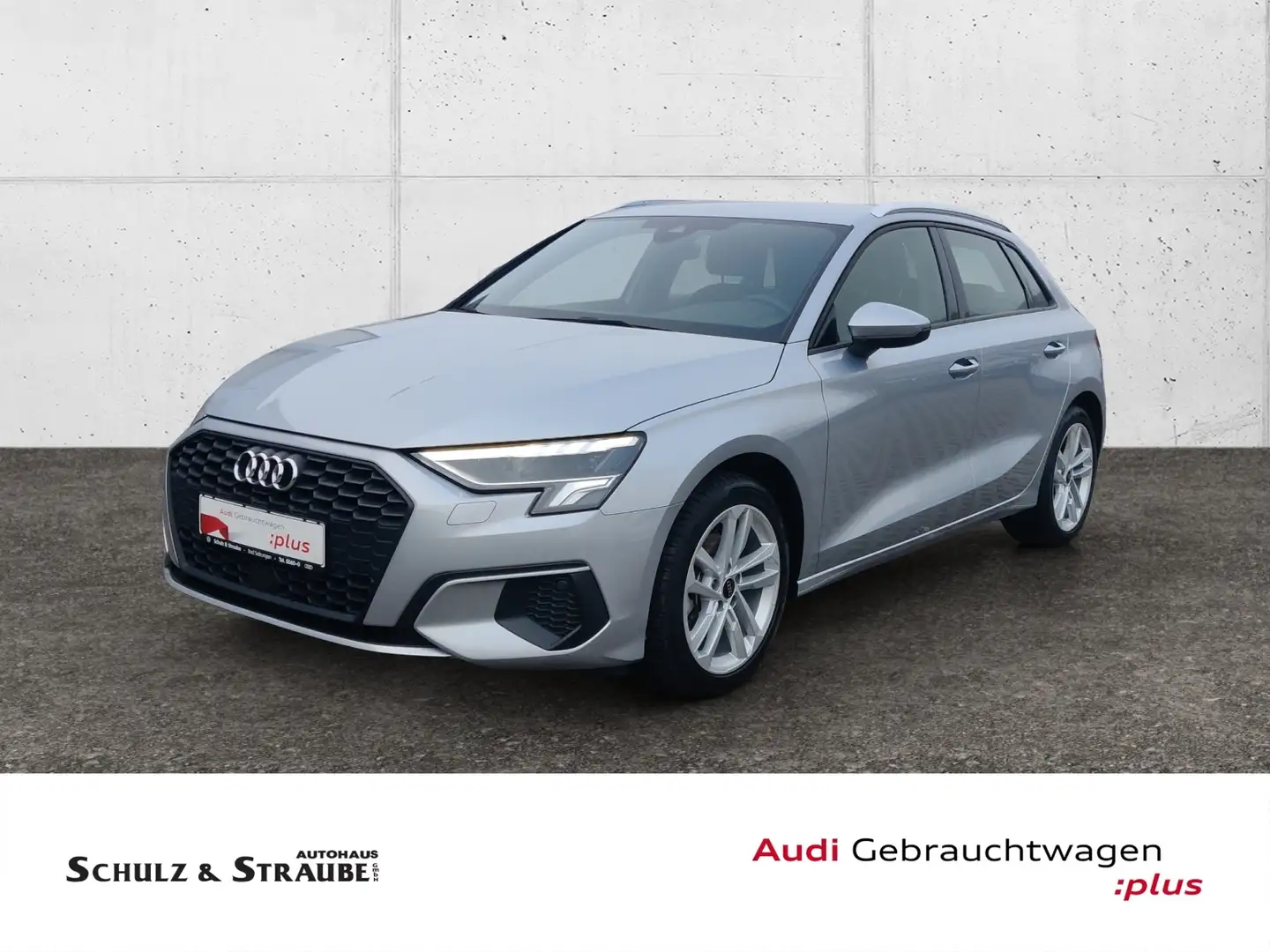 Audi A3 Sportback 35 TDI 150PS S tronic Werksdienstwagen Zilver - 2