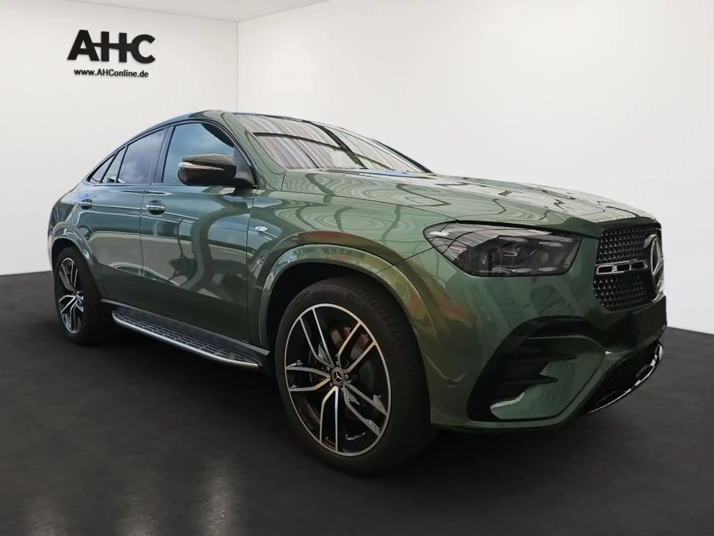 Mercedes-Benz GLE 400 e 4M Coupé +MANUFAKTUR+AMG+NIGHT+AHK+PANO Verde - 2