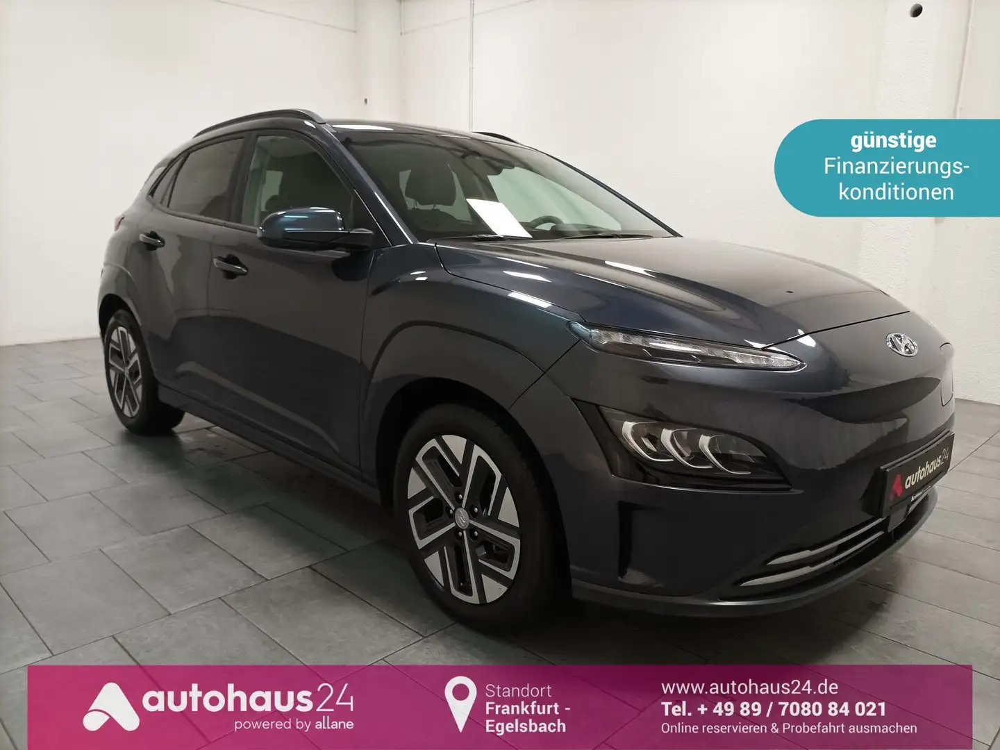 Hyundai Kona Prime Navi|CAM|ACC|LED|Bluetooth Gris - 1