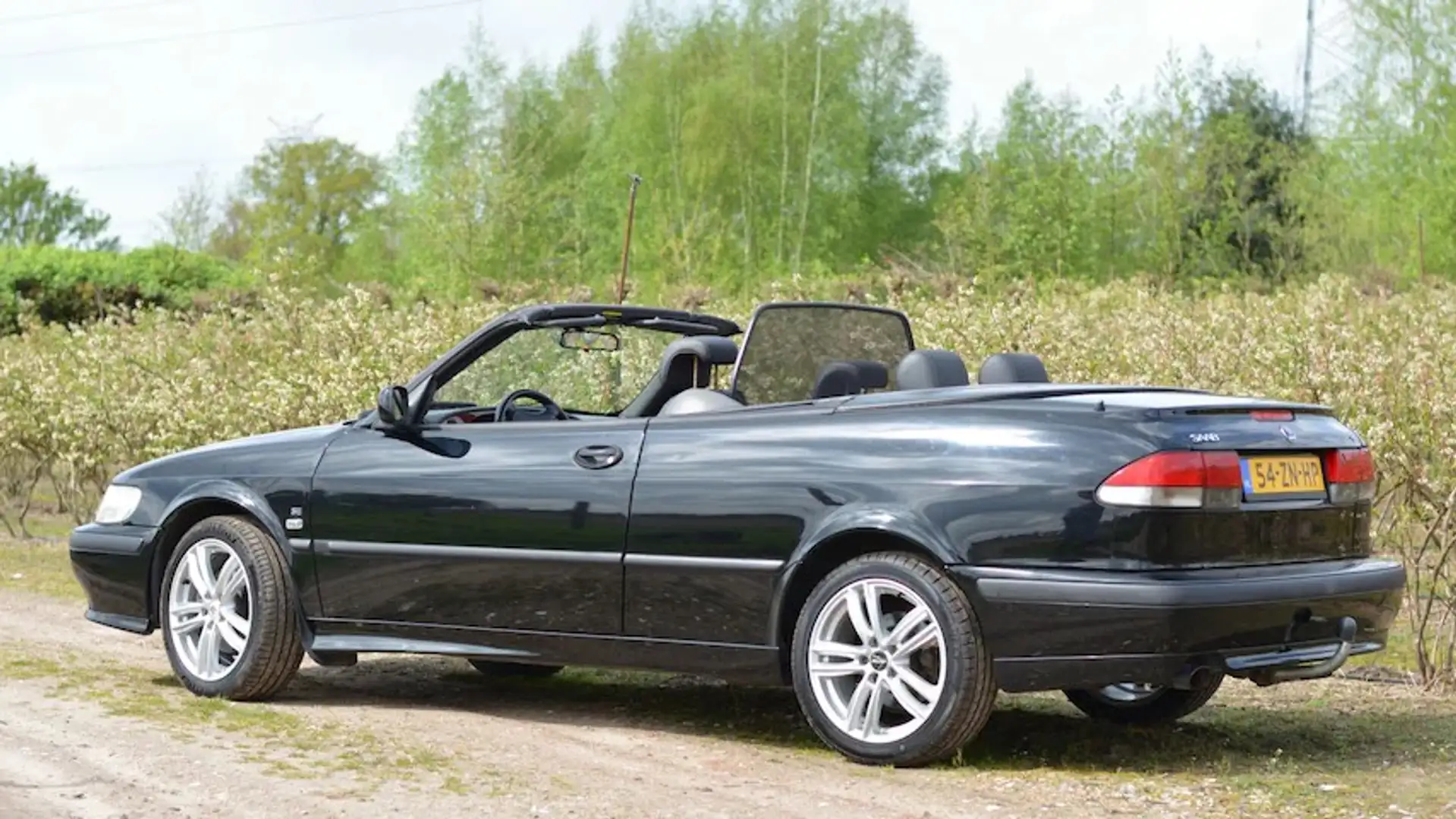 Saab 9-3 2.0t SE bj. 2000 233dkm leer airco trekhaak stoelv Negro - 2
