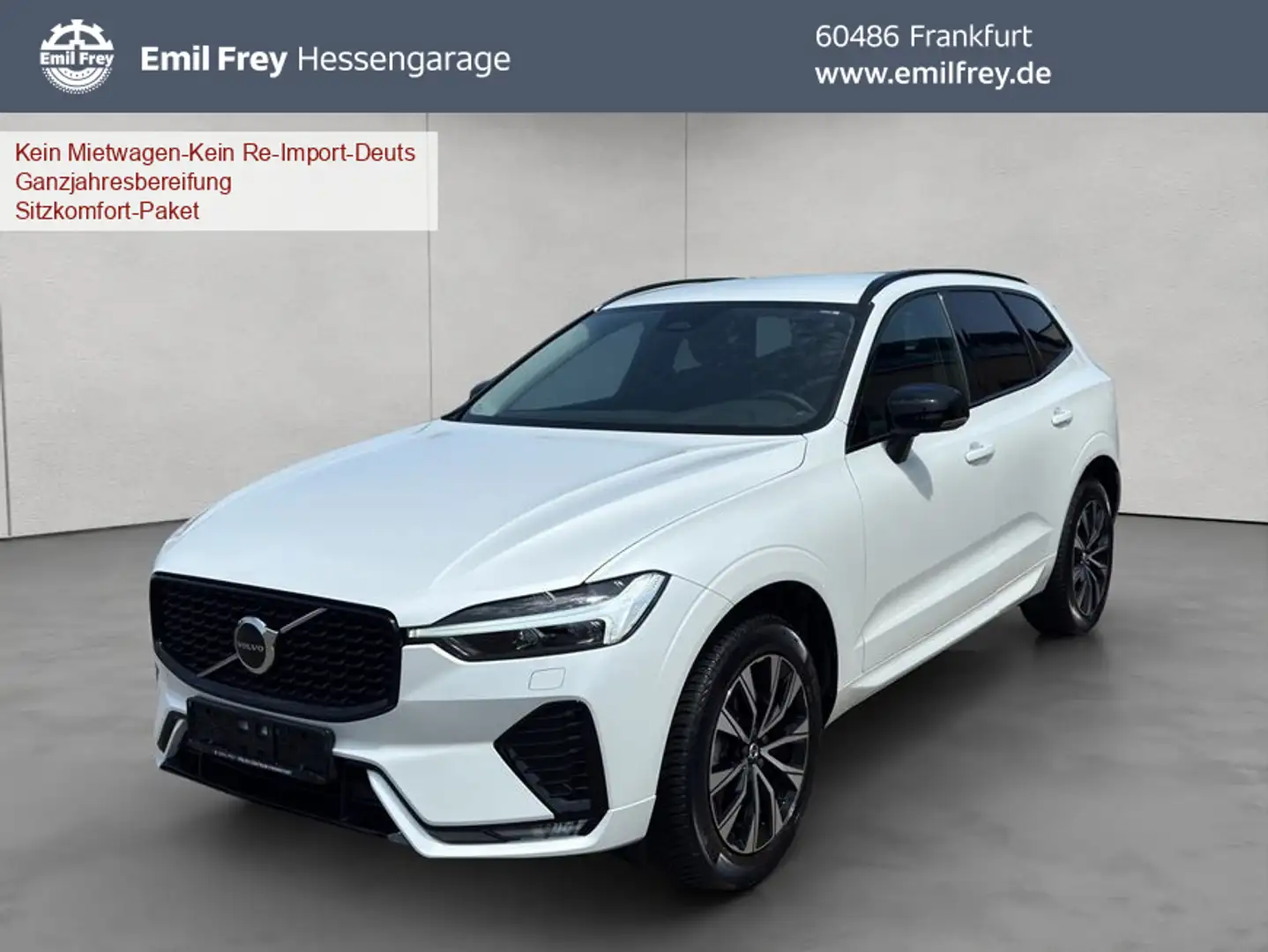 Volvo XC60 XC60 B4 AWD Plus-Dark Aut ACC BLIS Leder AHK Weiß - 1