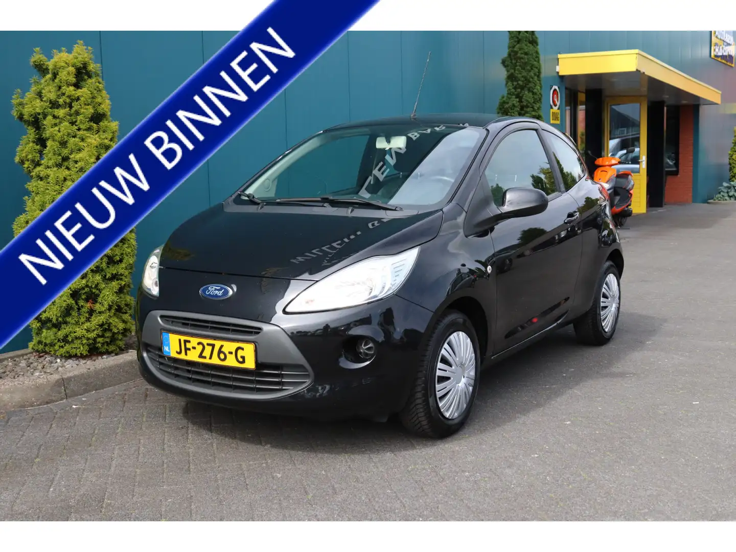 Ford Ka/Ka+ 1.2 Style start/stop AC/ELEK.PAKKET 1'EIG Mooie Au Zwart - 1