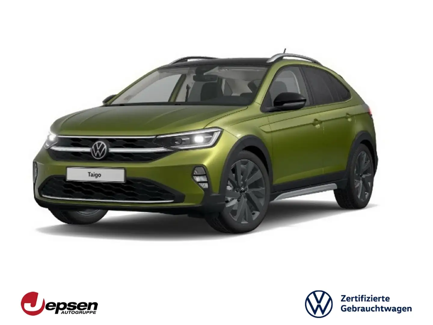 Volkswagen Taigo Style 1.0 TSI DSG AHK+ACC+LM+Navi+Keyless Grün - 1