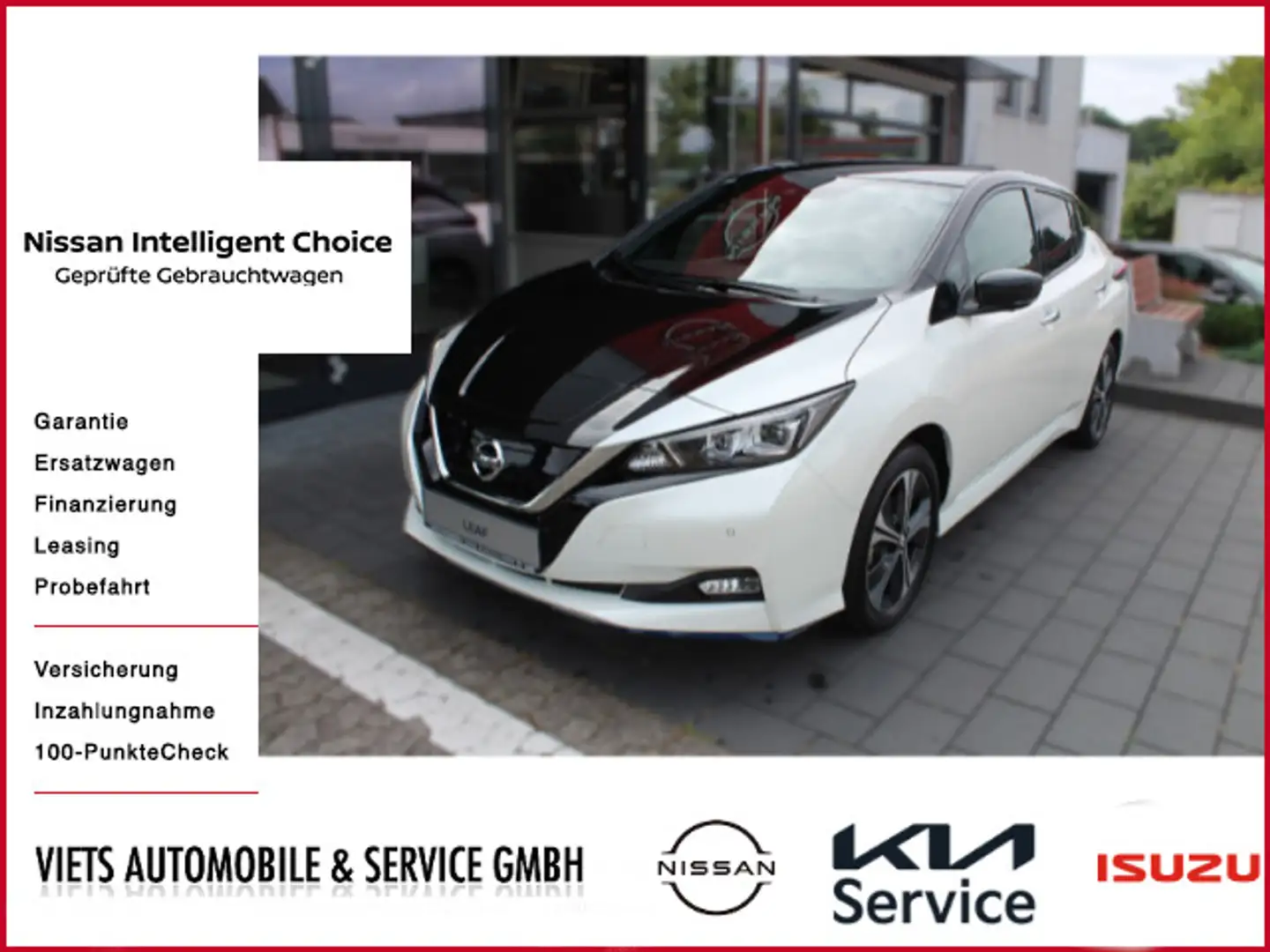 Nissan Leaf 62 kWh e+ N-CONNECTA LED Winter Wit - 1