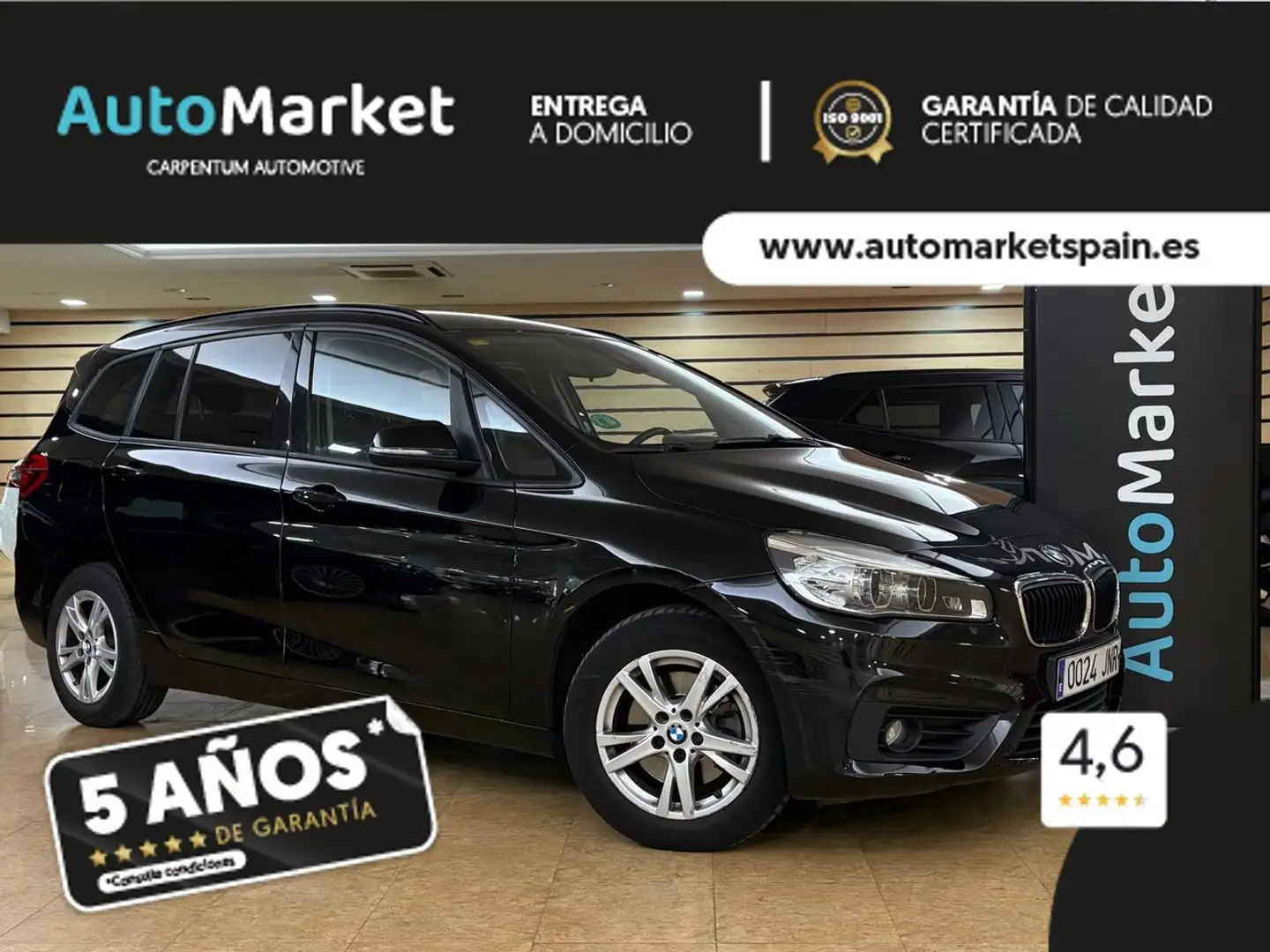 BMW 218 218dA Active Tourer Fekete - 2