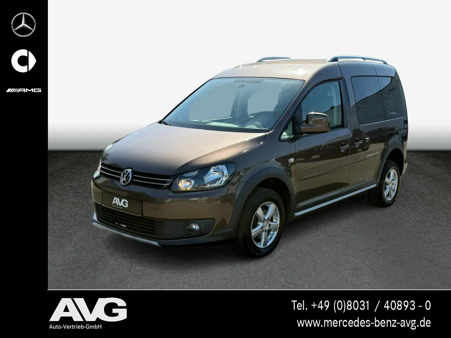 Volkswagen Caddy Caddy 2.0 TDI CrossCaddy 4Motion AHK 8-fach Marrone - 1