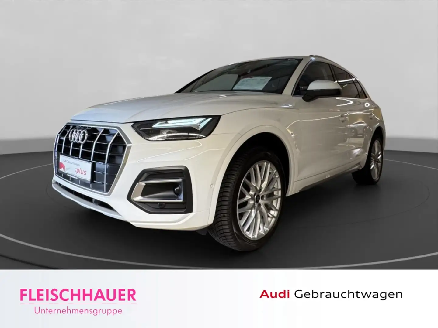 Audi Q5 40 TDI quattro advanced LED+NAVI+CARPLAY+PDC V&H+S Weiß - 1