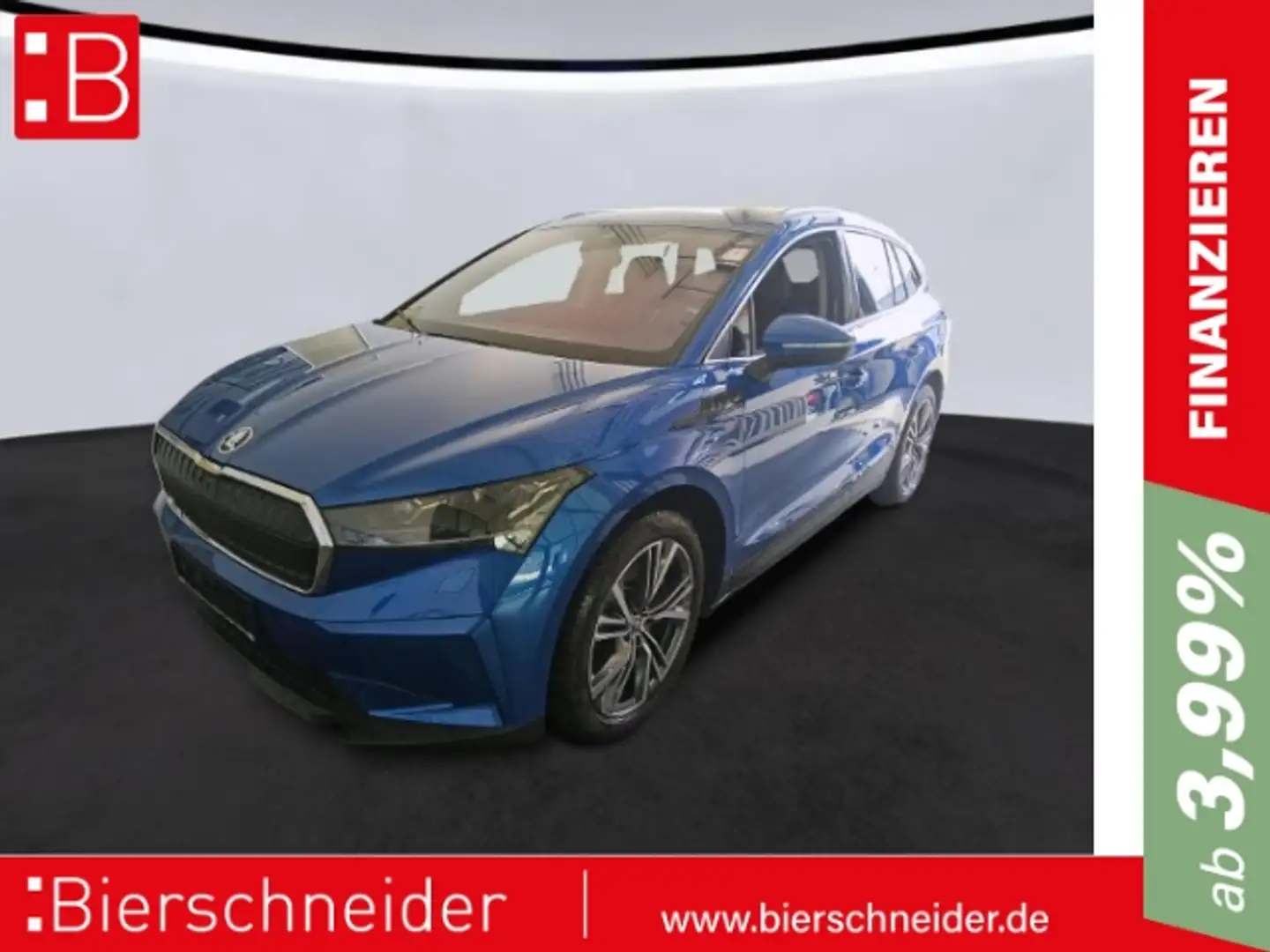 Skoda Enyaq 80 Suite AHK MATRIX SPORT FAMILY REAR VIEW Blau - 1