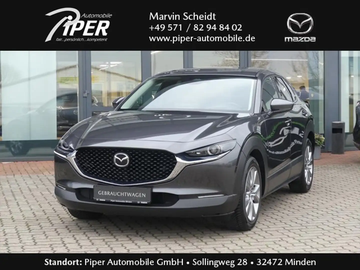 Mazda CX-30 2.5L e-SKYACTIV G 140ps 6AT FWD Centre-line DESI Grau - 1