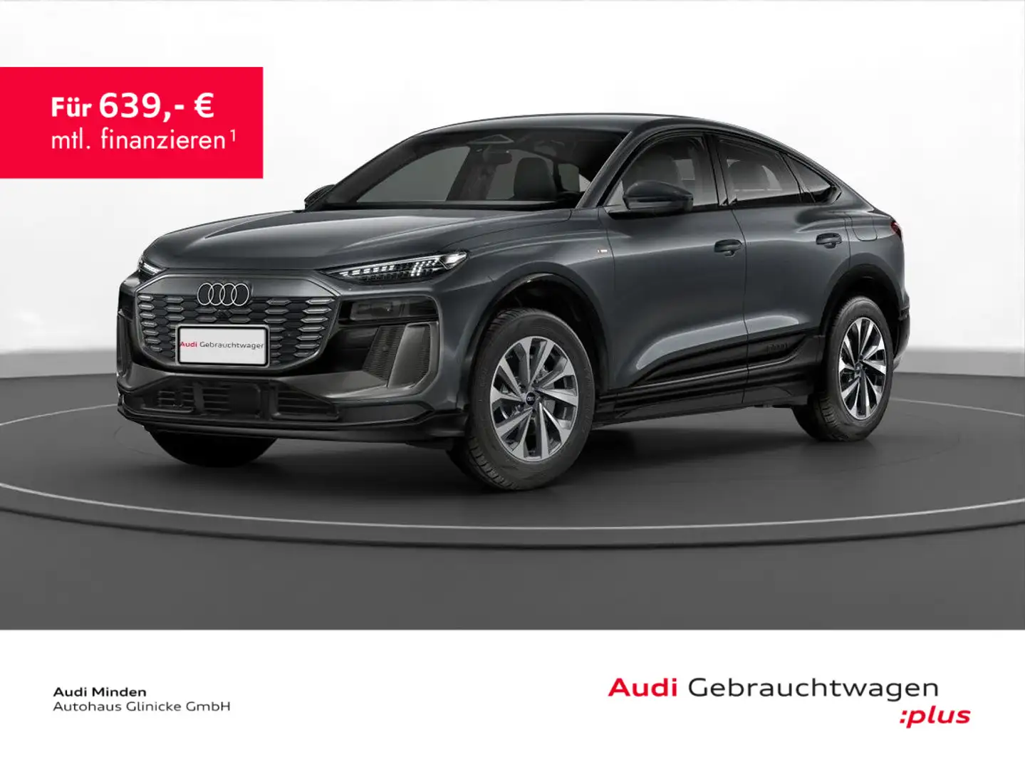 Audi Q6 e-tron AHK LED LM 19" Navi ACC 360° Grau - 1