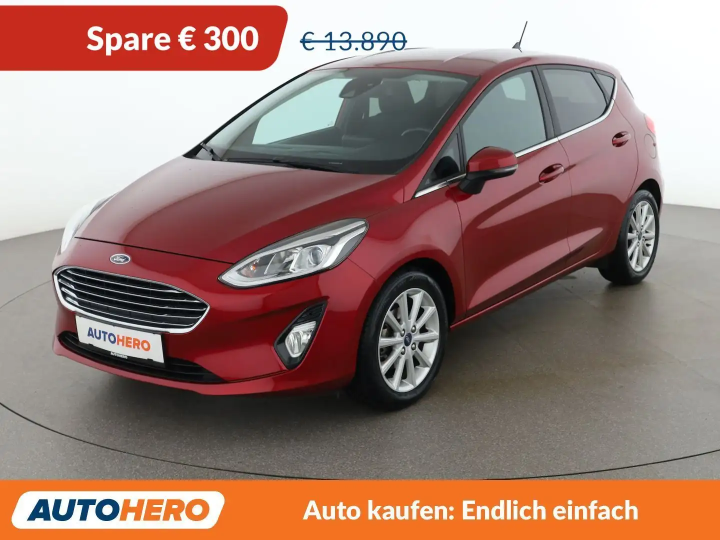 Ford Fiesta 1.0 EcoBoost Titanium Rot - 1