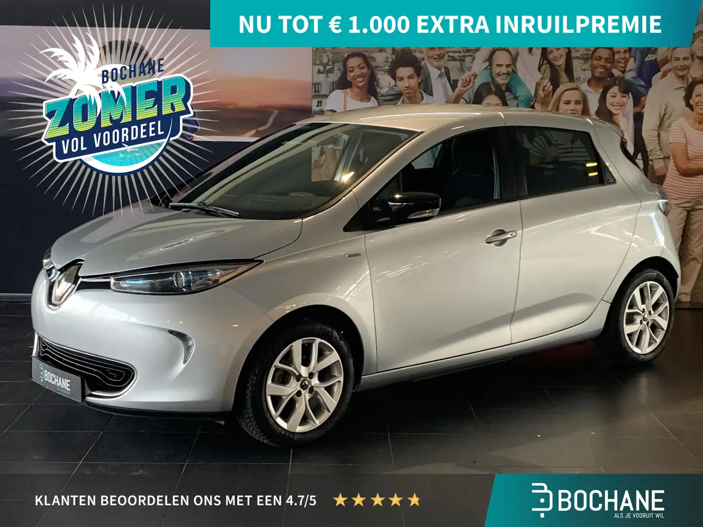 Renault ZOE R110 Limited 41 kWh (ex Accu) | AFNEEMBARE TREKHAA Grijs - 1