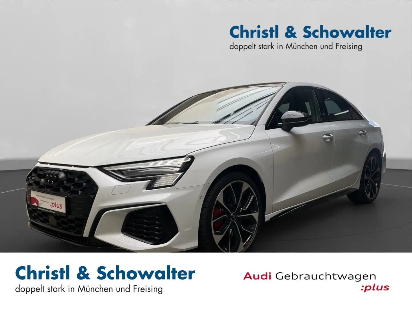 Audi S3 Limo. 2.0TFSI quattro PANO HDUP RFK B&O Weiß - 1