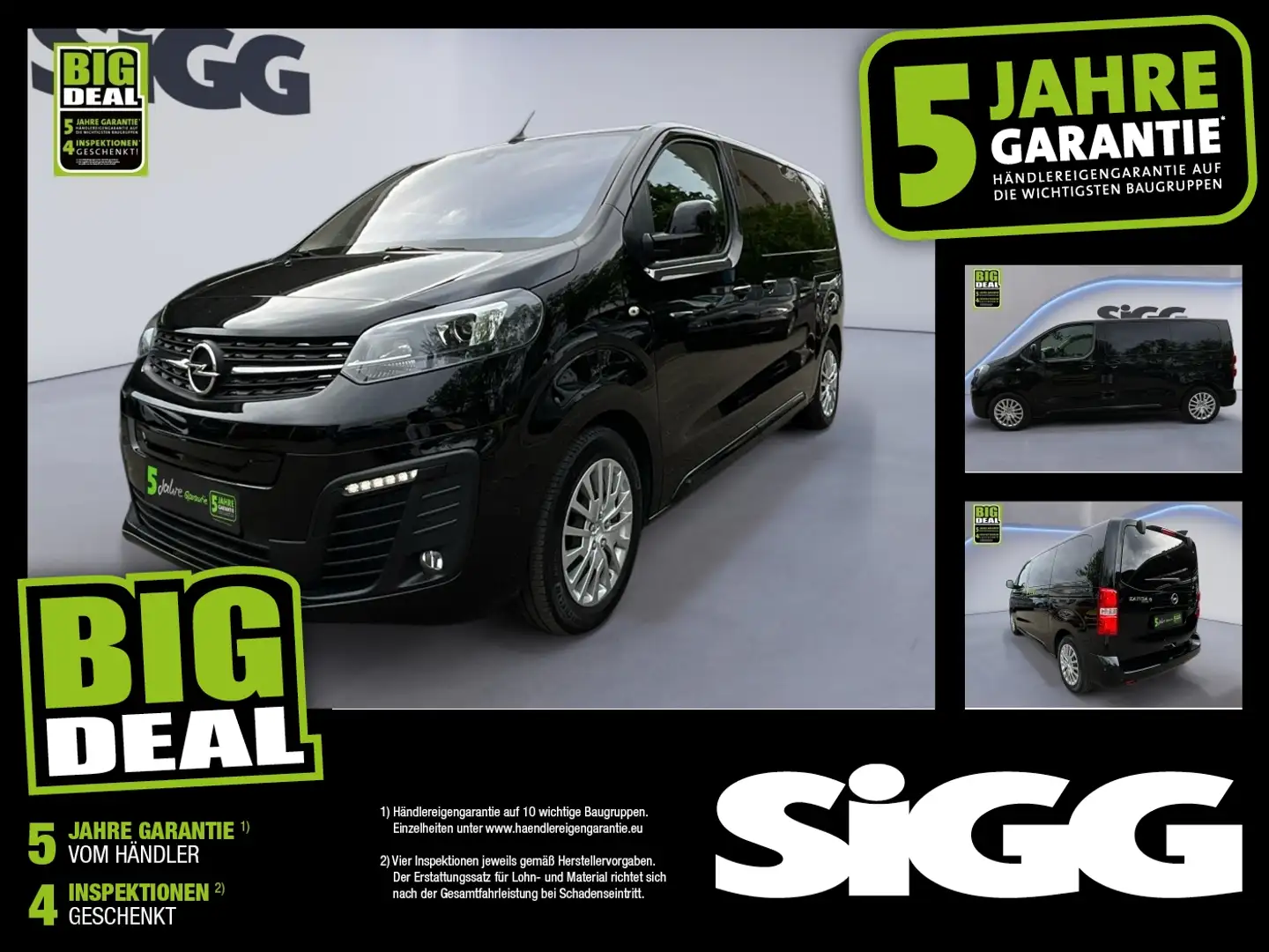 Opel Zafira Life Electric (75kWh) (L2) Edition M NAVI Schwarz - 1