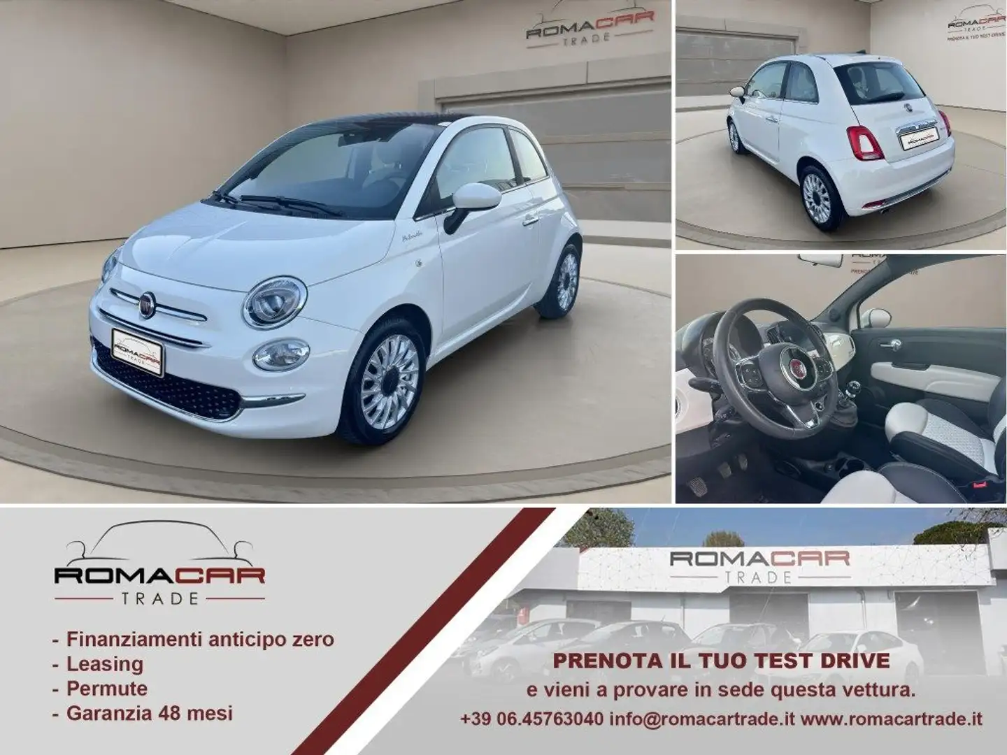 Fiat 500 1.0 Hybrid Dolcevita VARI COLORI!! Bianco - 1