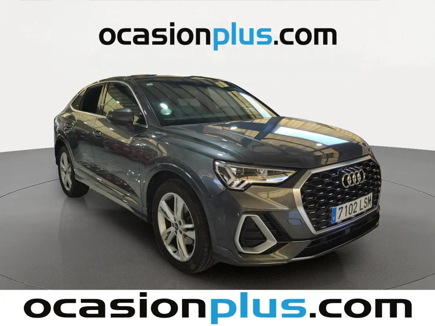 Audi Q3 Sportback 35 TDI S line Gris - 2