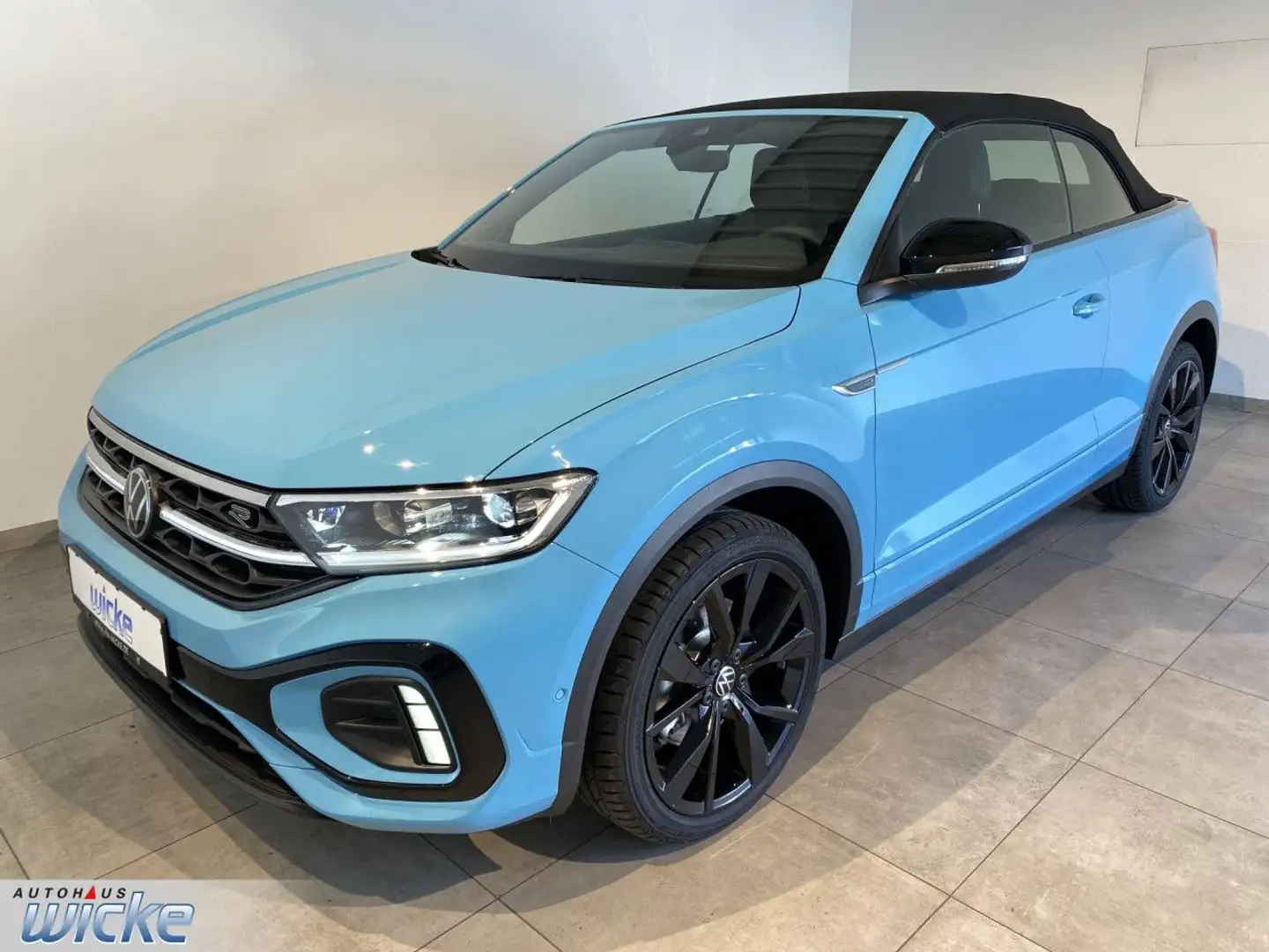 Volkswagen T-Roc Cabriolet 1.5 l TSI R-Line AHK RFK IQ-DRIVE Blau - 2