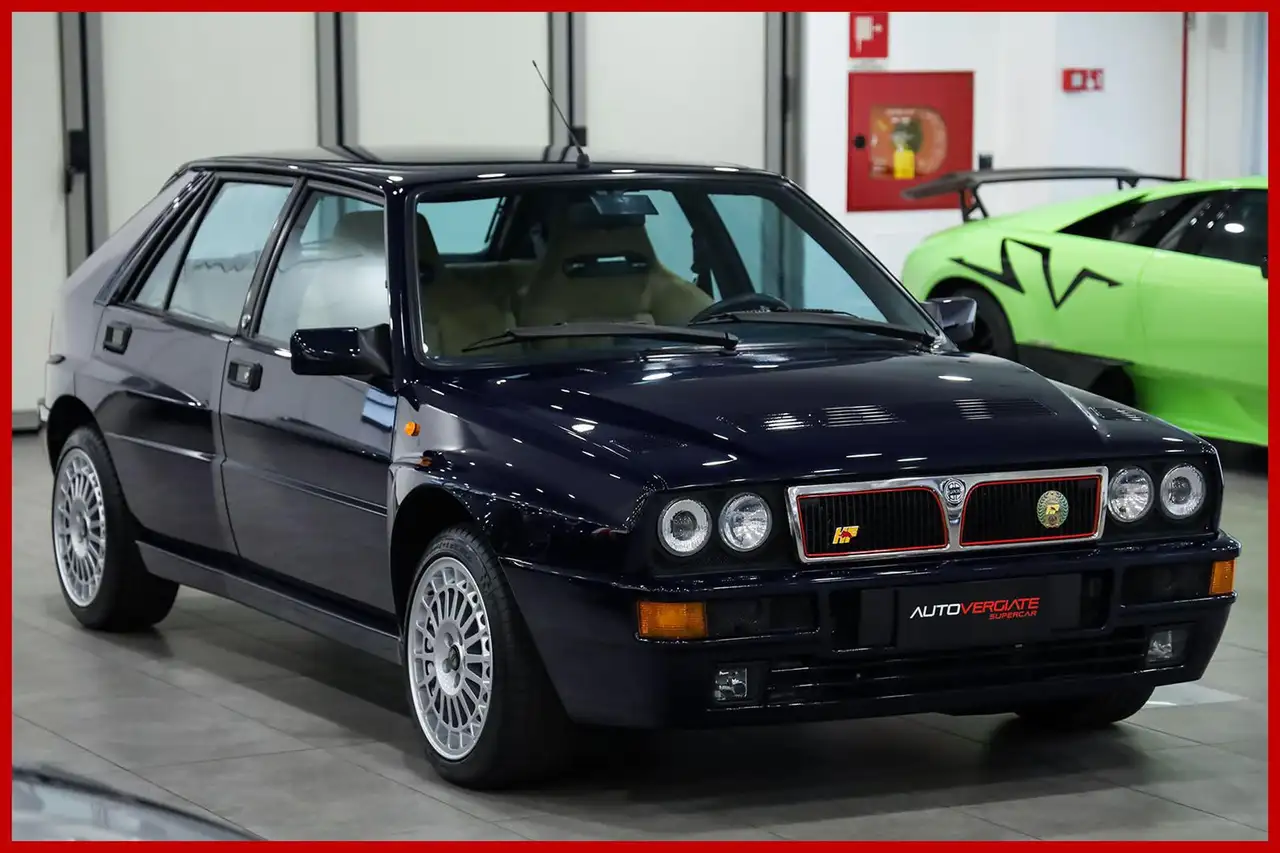 Lancia Delta 2.0 turbo HF integrale Blu Lord - Targhe TO, foto 3