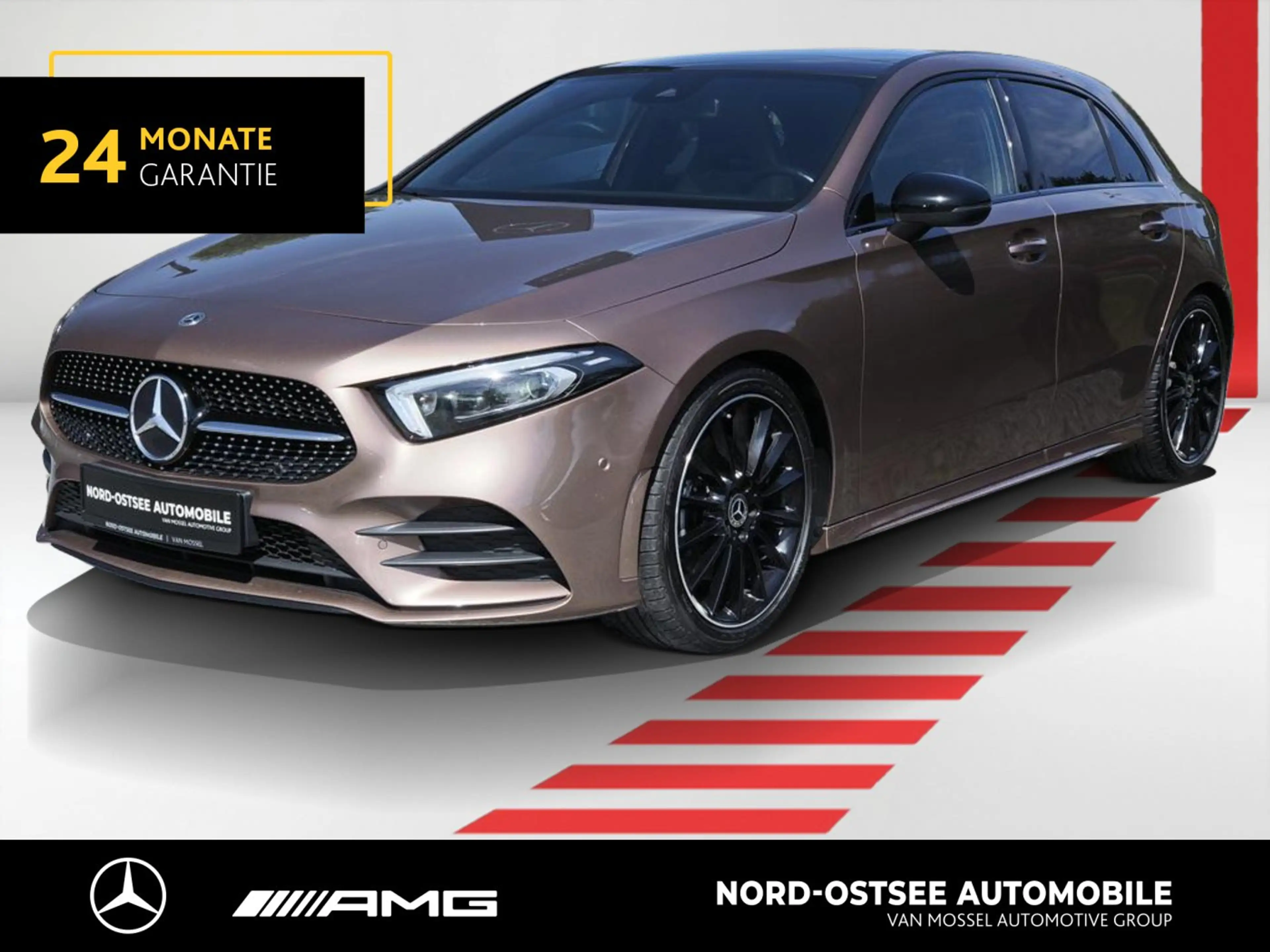 Mercedes-Benz A 220 d 4M AMG KAMERA PANO MBUX TEMPO NIGHT