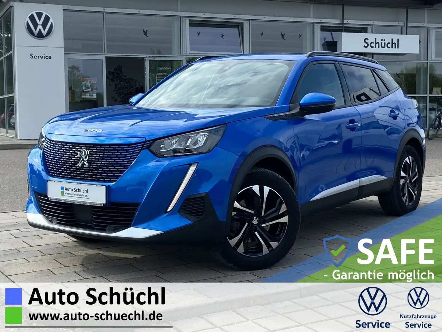 Peugeot 2008 Allure 17"+3-PHASIG+CCS+NAVI+KAMERA+GRA+PDC Bleu - 1